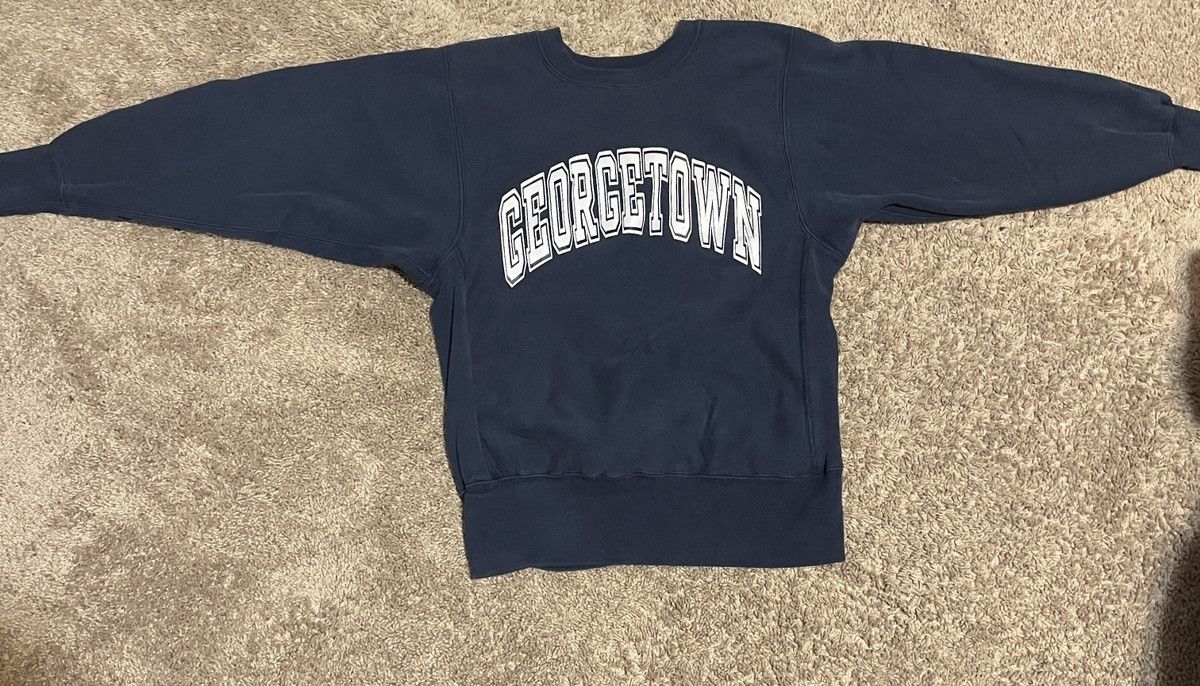 Champion 90s Reverse Weave Georgetown Sweater Size US S / EU 44-46 / 1 - 3 Thumbnail
