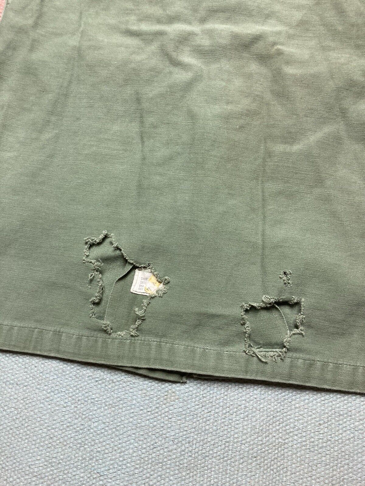 Vintage Vtg 60s OG 107 shirt top Air Force patched named vietnam S Size US S / EU 44-46 / 1 - 9 Thumbnail
