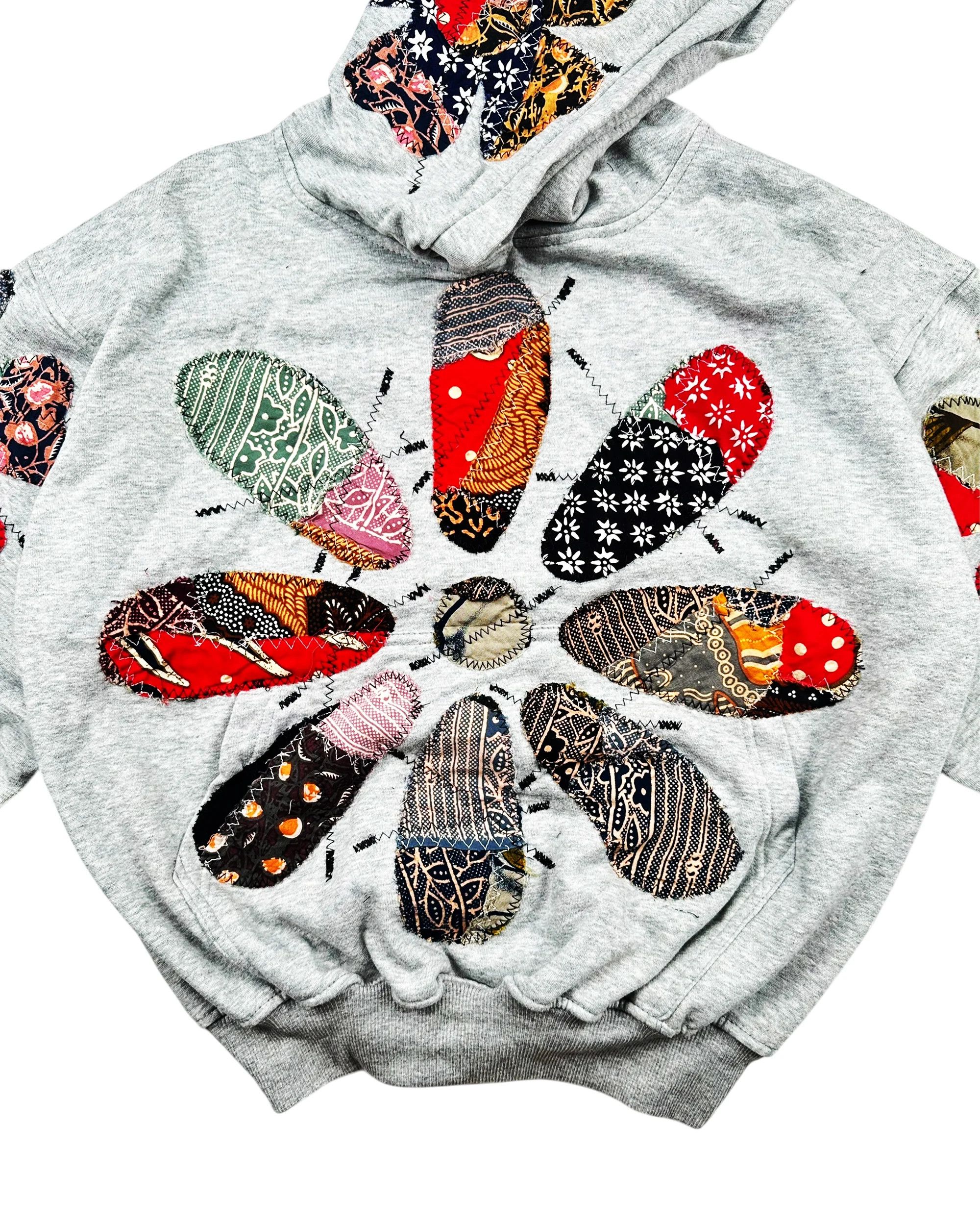 Japanese Brand Re-worked 1 of 1 Handmade Batik Bloom Chaos Hoodie Size M Size US M / EU 48-50 / 2 - 4 Thumbnail