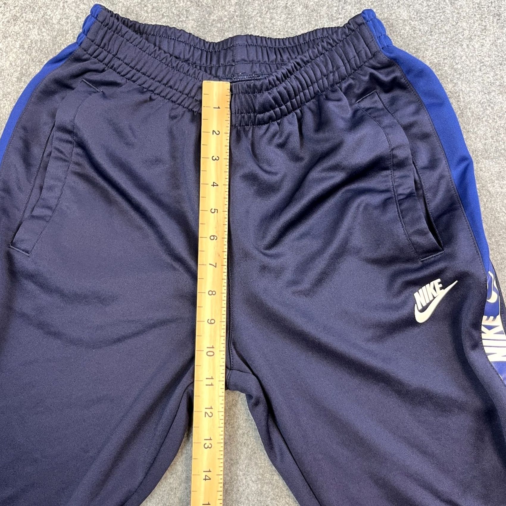 Nike Nike Mens Track Pants Sweat Joggers XS Blue Tapered Size US 27 - 5 Thumbnail