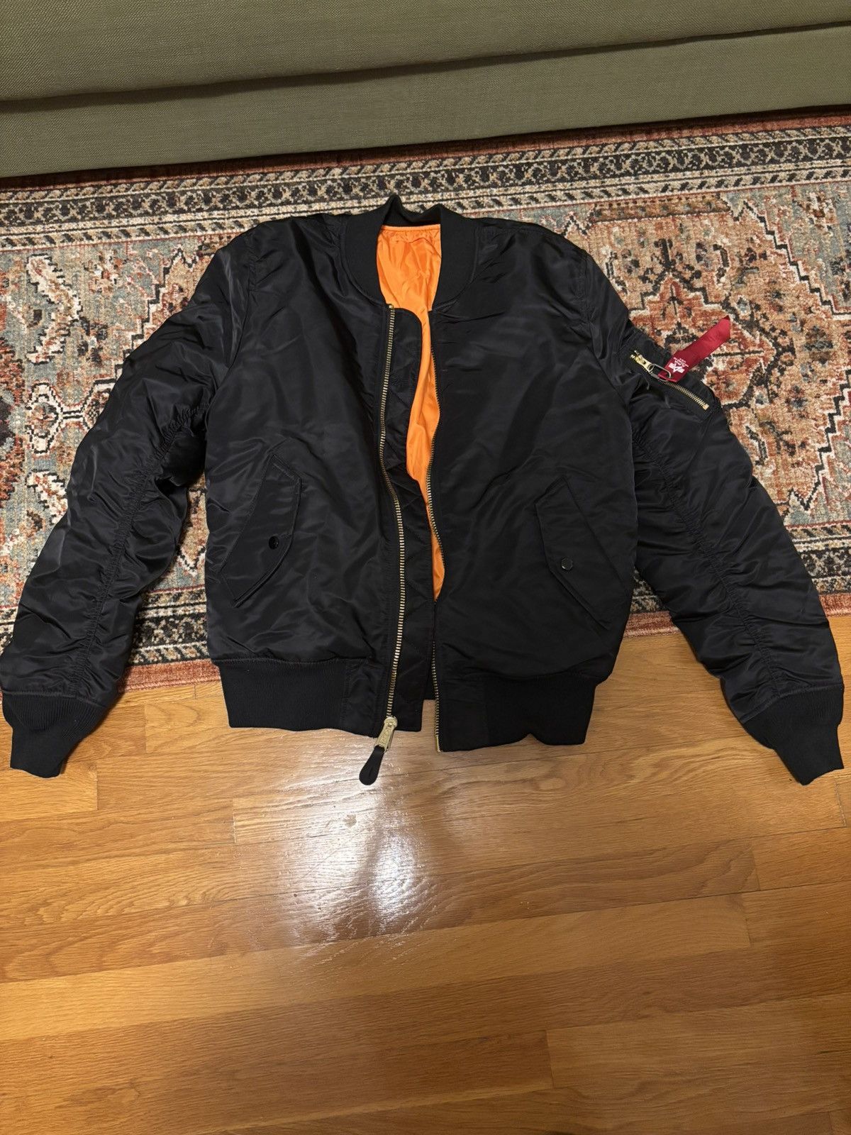Alpha Industries MA-1 Flight Jacket Slim Fit Size US L / EU 52-54 / 3 - 1 Thumbnail