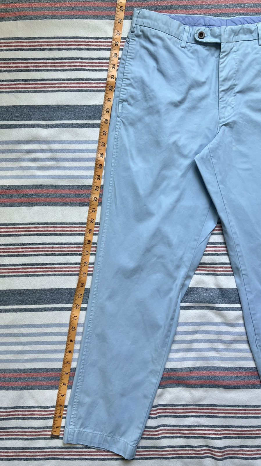 Sid Mashburn Sid Mashburn Sport Trouser Summer Poplin Cotton Chino Size US 34 / EU 50 - 9 Thumbnail