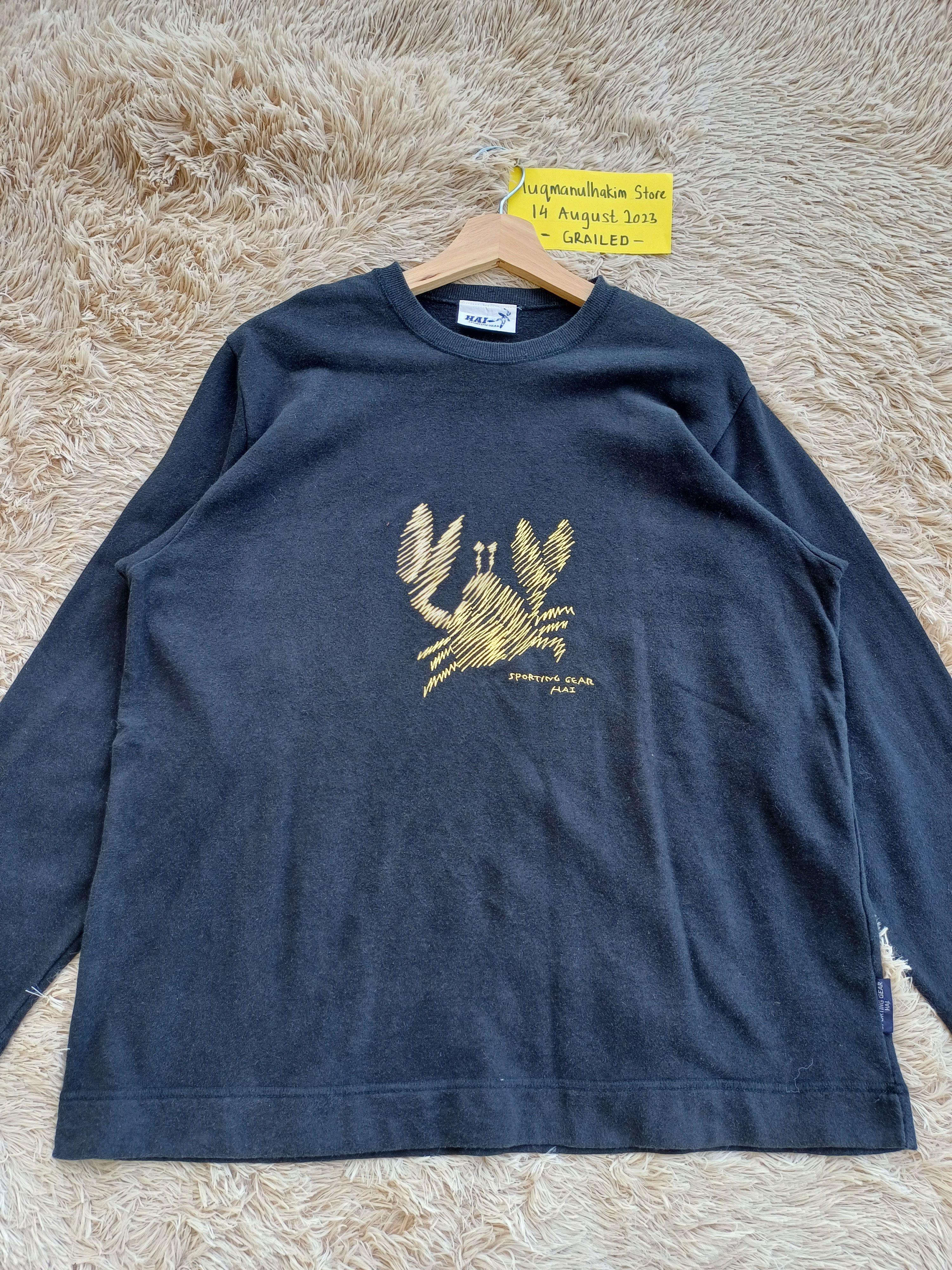 Issey Miyake Rare Vintage Hai Sporting Gear Crab Pullover Sweatshirt Size US L / EU 52-54 / 3 - 4 Thumbnail