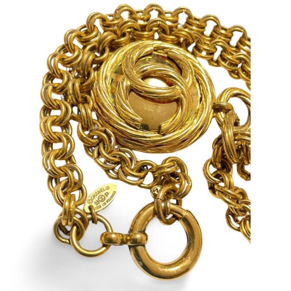 Chanel Vintage CHANEL nice and heavy chain necklace with mirror Size ONE SIZE - 4 Thumbnail