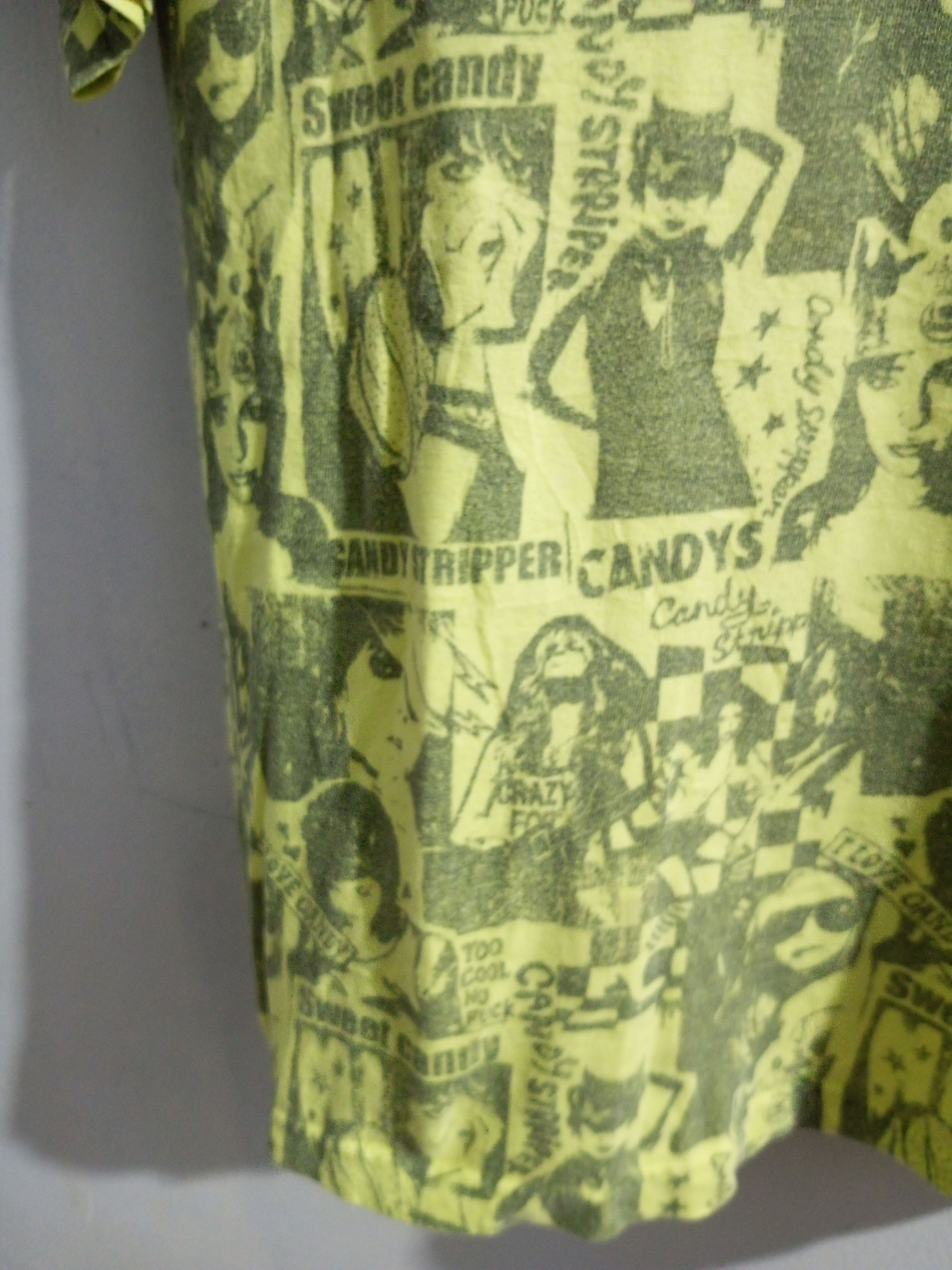 Hysteric Glamour Vintage Candy stripper full print tee Size US M / EU 48-50 / 2 - 7 Thumbnail