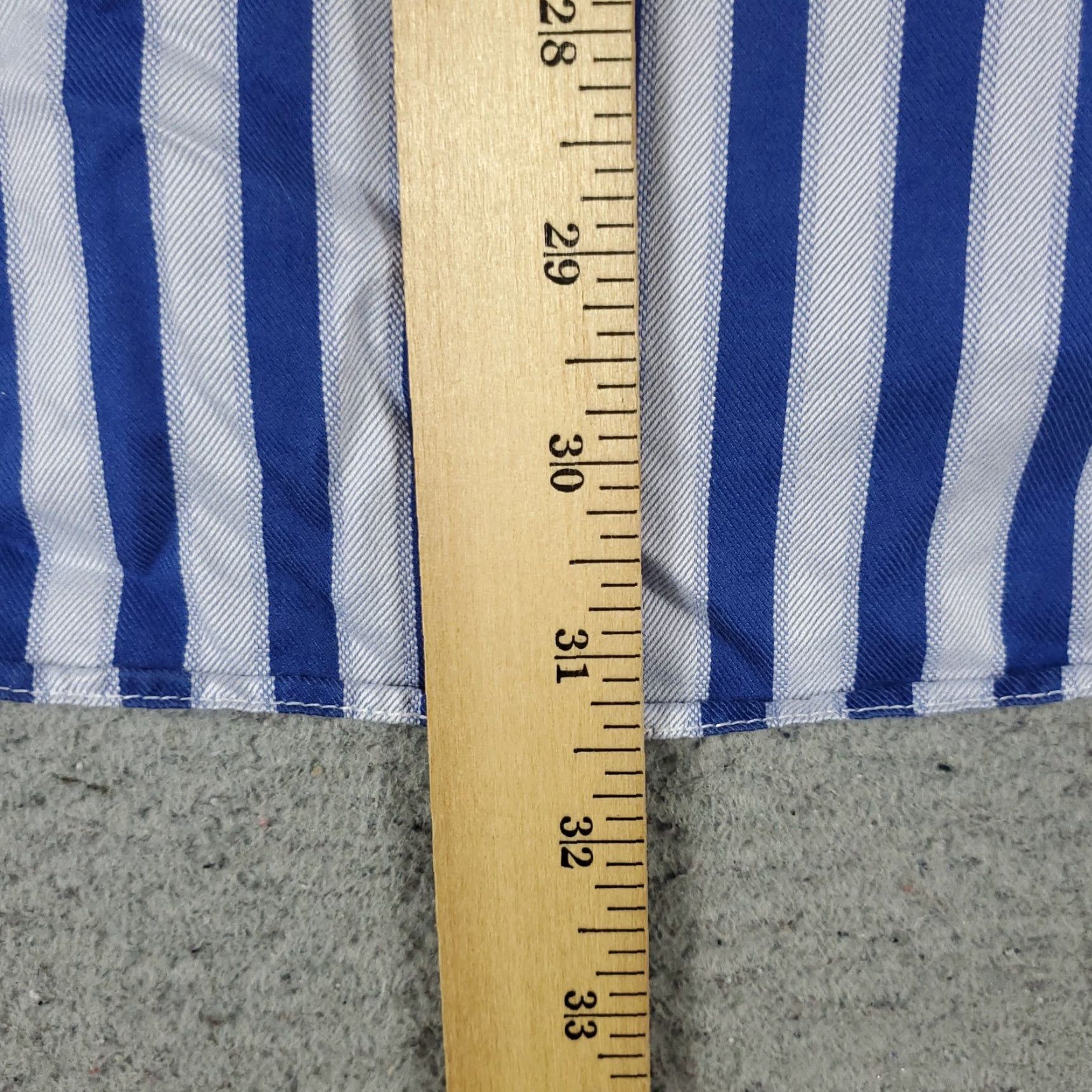 BUGATCHI Bugatchi Uomo Shirt Mens XL Blue Striped Button-Up Long Sleeve Casual Modern Size US XL / EU 56 / 4 - 5 Thumbnail