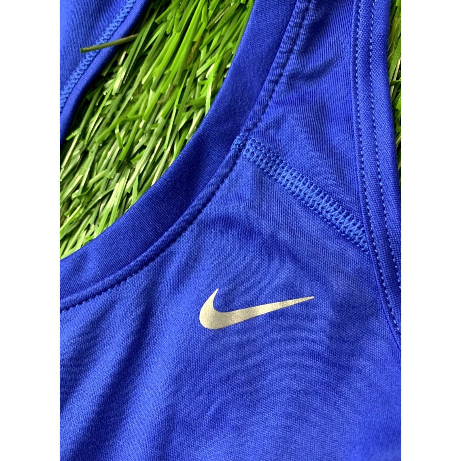 Nike Nike DRI-FIT Original 2016 RUN Running Women Vest Sleeveless Shirt Jersey S Navy Blue White XS? Size S / US 4 / IT 40 - 3 Thumbnail