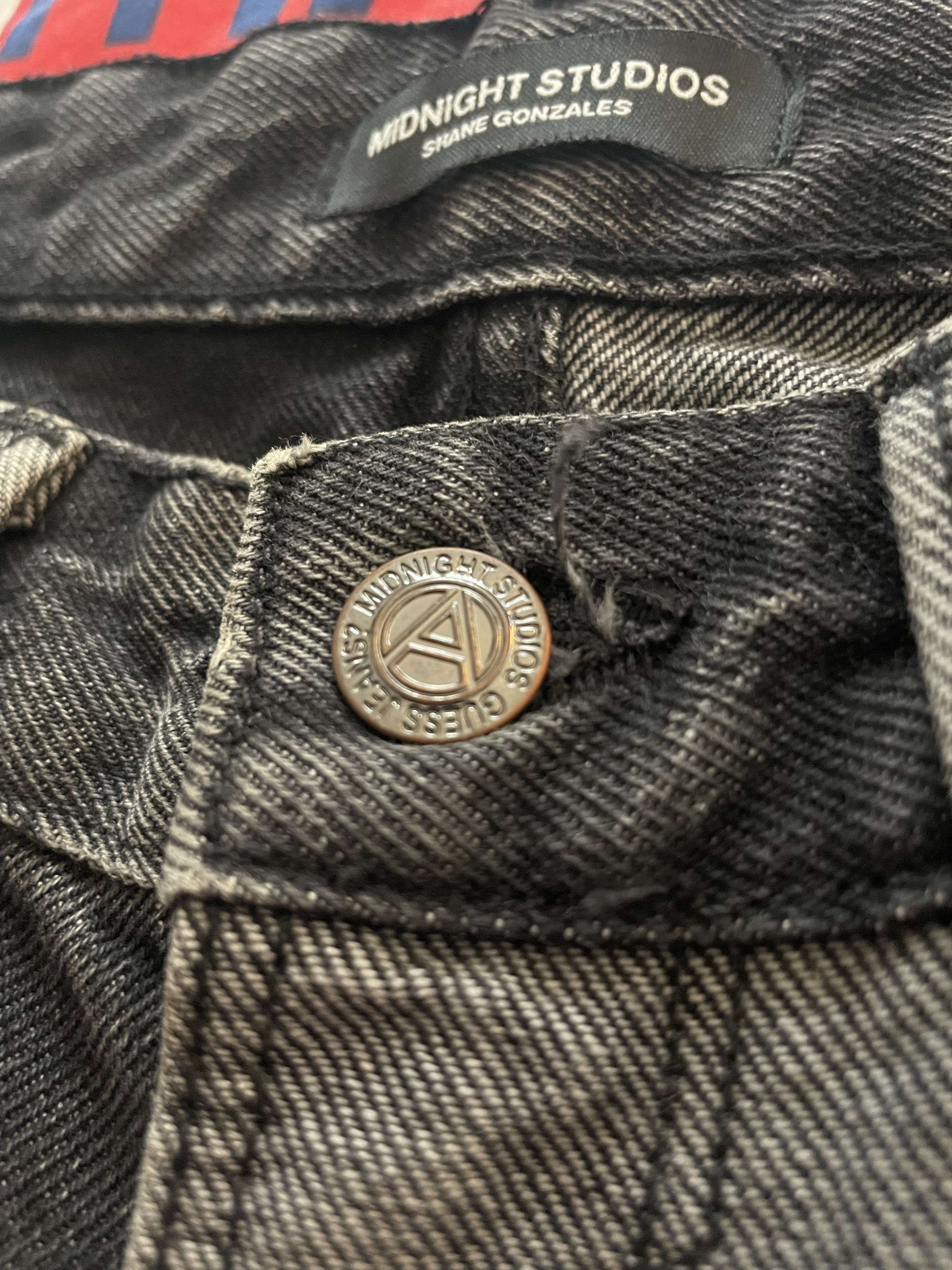 Guess × Midnight Studios Midnight Studios x Guess Two Tone Jeans Black Size 1 Size US 30 / EU 46 - 5 Thumbnail
