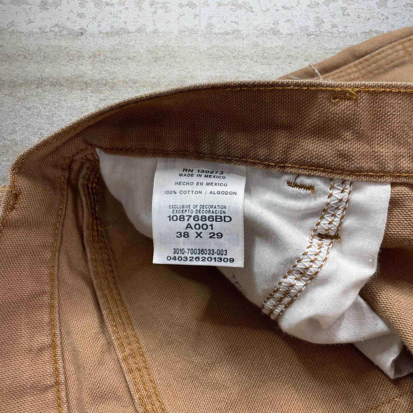 Rustler Vintage Y2K Rustler Carpenter Pants 38x29 Baggy Wide Leg Tan Size US 38 / EU 54 - 4 Thumbnail