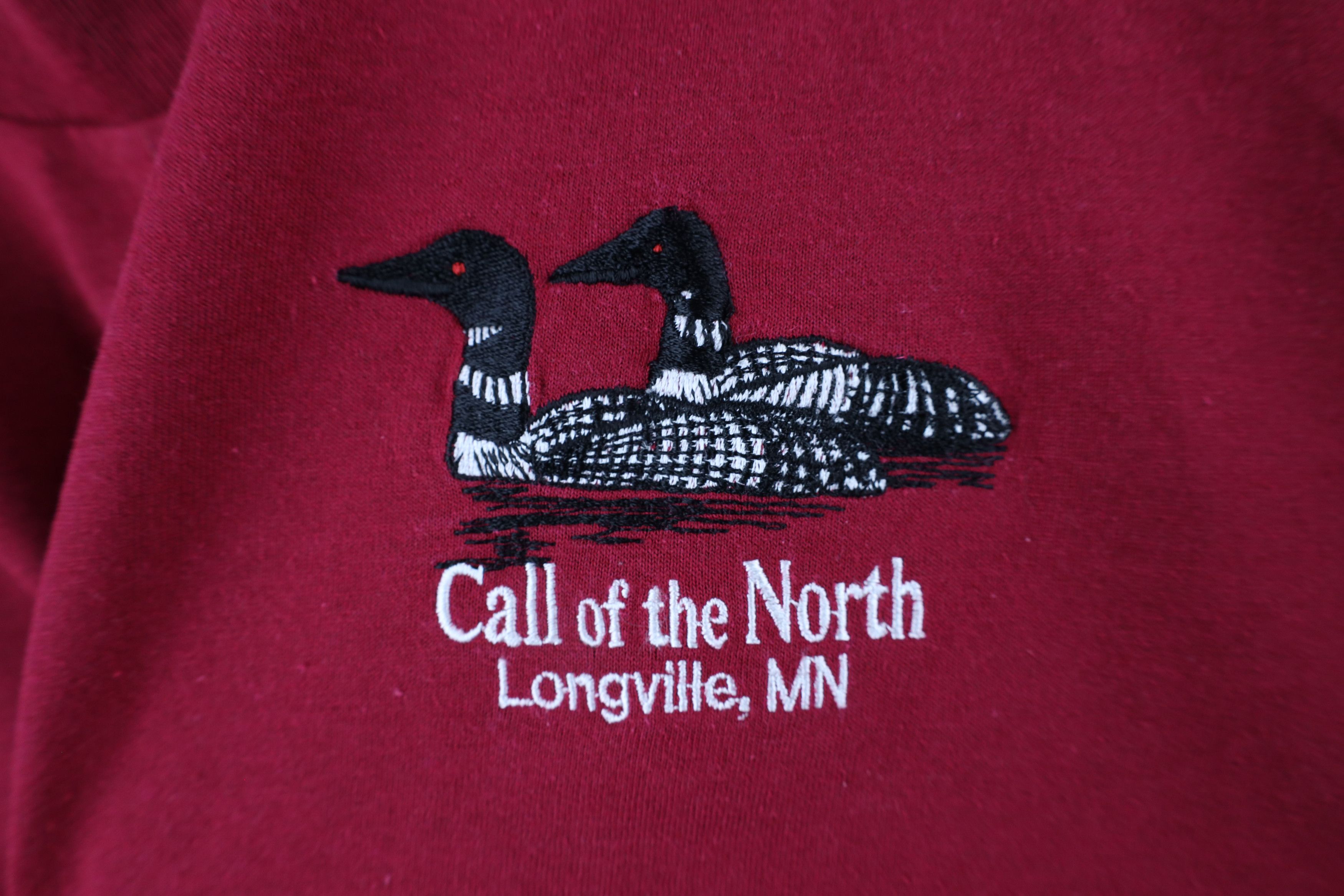 Vintage Vintage 90s Streetwear Call of the North Minnesota T-Shirt Size US L / EU 52-54 / 3 - 4 Thumbnail