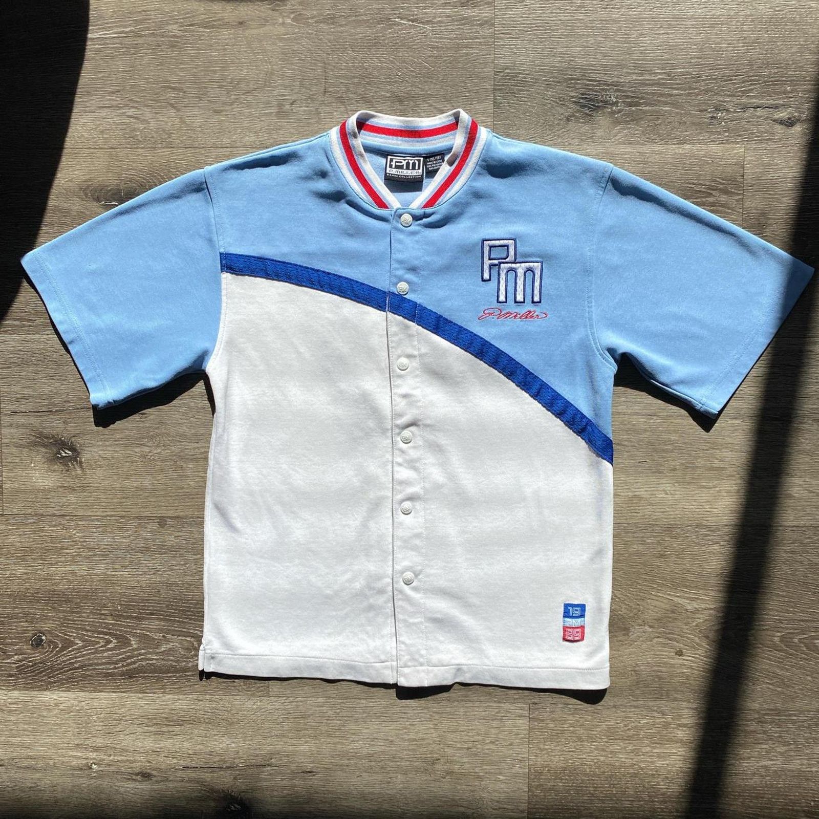 Vintage Vintage P.Miller Button Up Jersey Size US L / EU 52-54 / 3 - 1 Thumbnail