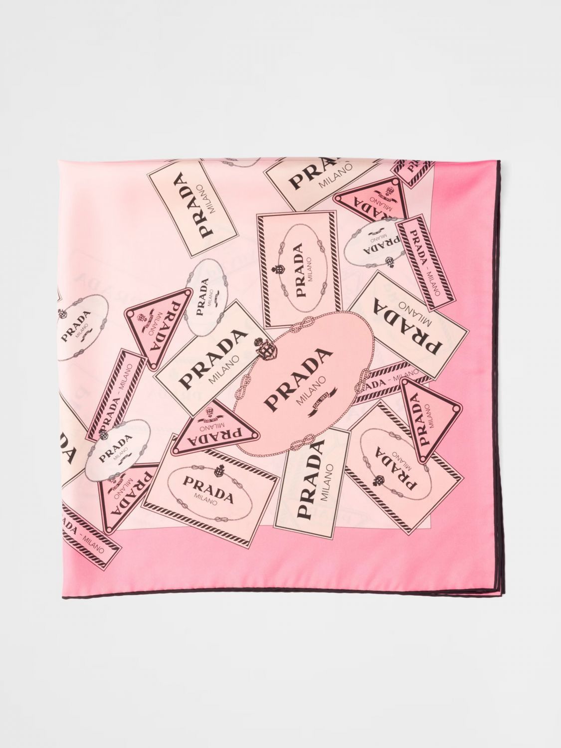 Prada Prada Scarf Woman Pink Size ONE SIZE - 1 Preview