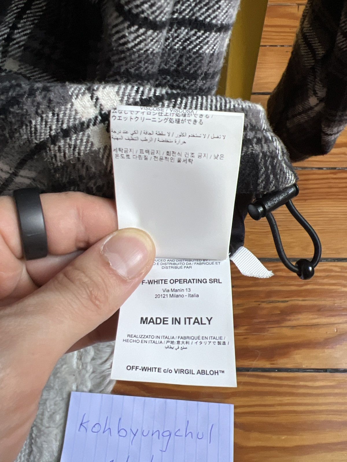 Off-White Off White Stencil Checked Shirt Jacket Size US M / EU 48-50 / 2 - 9 Thumbnail