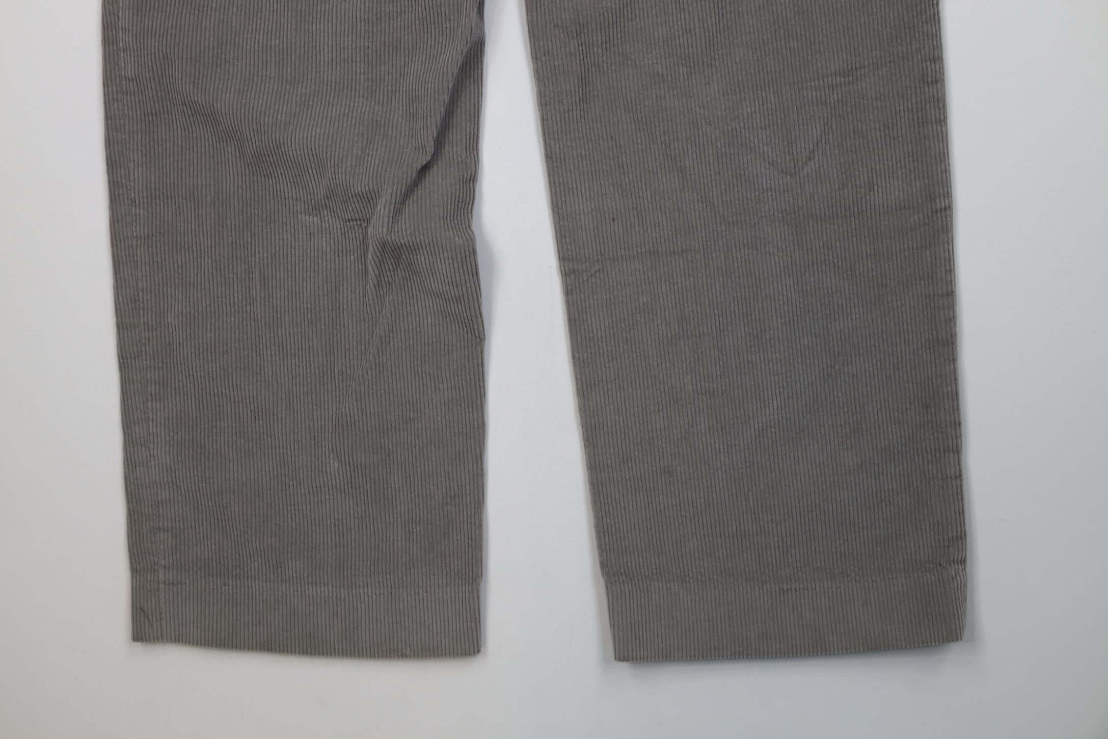 Vintage Vintage 70s Streetwear Wide Leg Corduroy Chino Pants USA Size US 32 / EU 48 - 15 Thumbnail