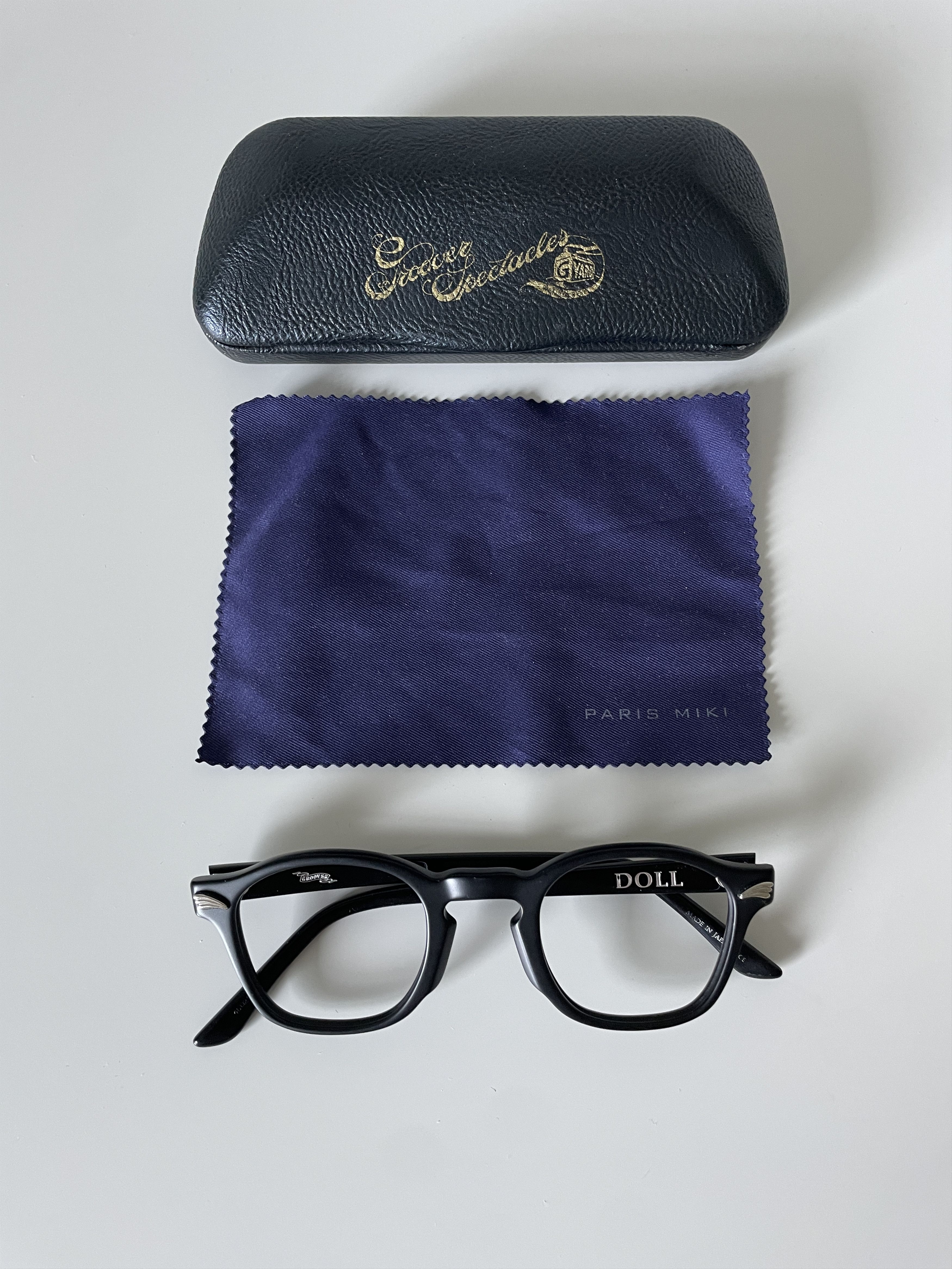 Japanese Brand Groover Spectacles Eyewear Doll 46-25 Size 46 - 1 Thumbnail