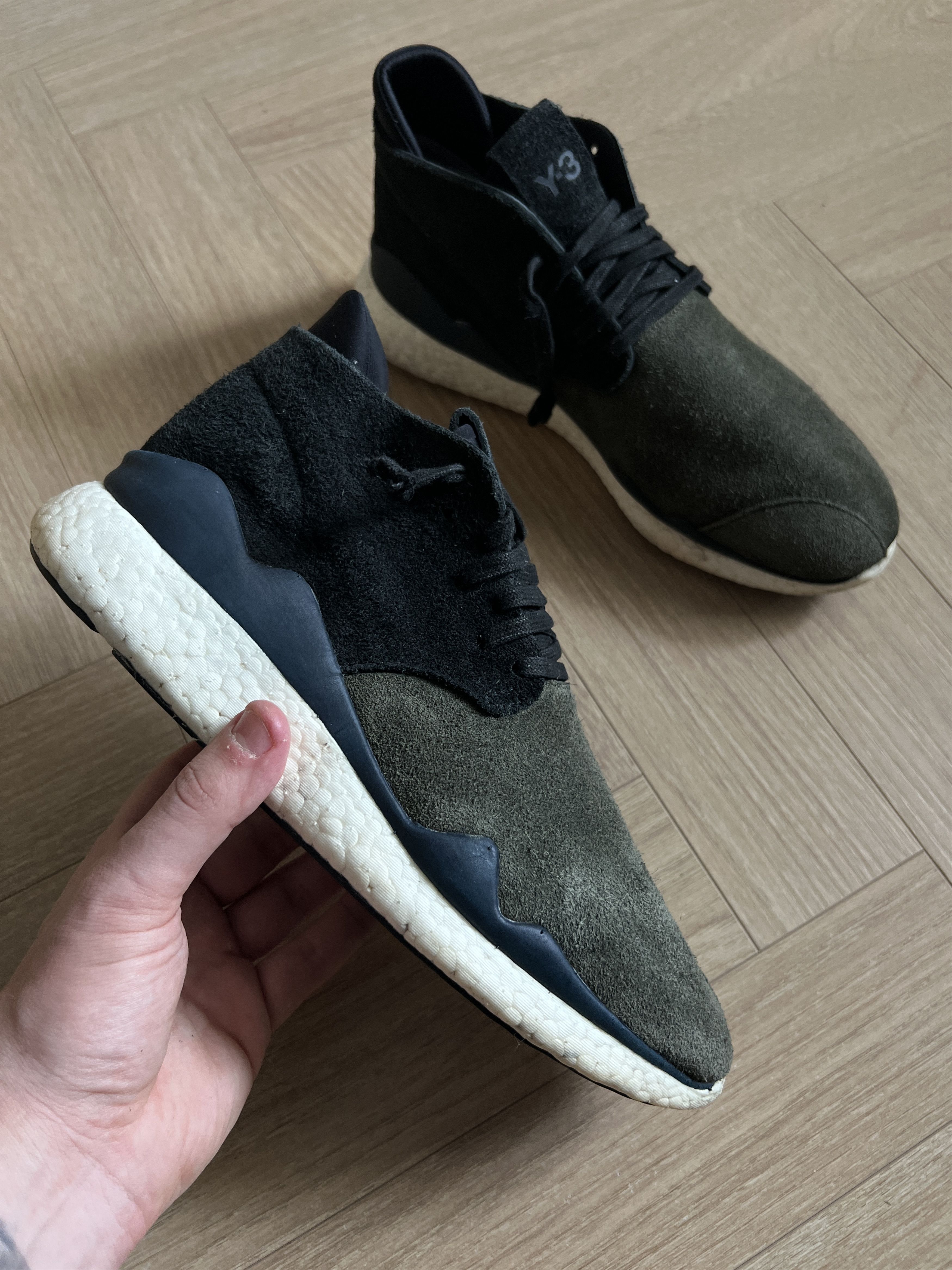 adidas gazelle silver green womens Y3 Adidas x Yohji Yamamoto sneakers – darina`s garms main image 0
