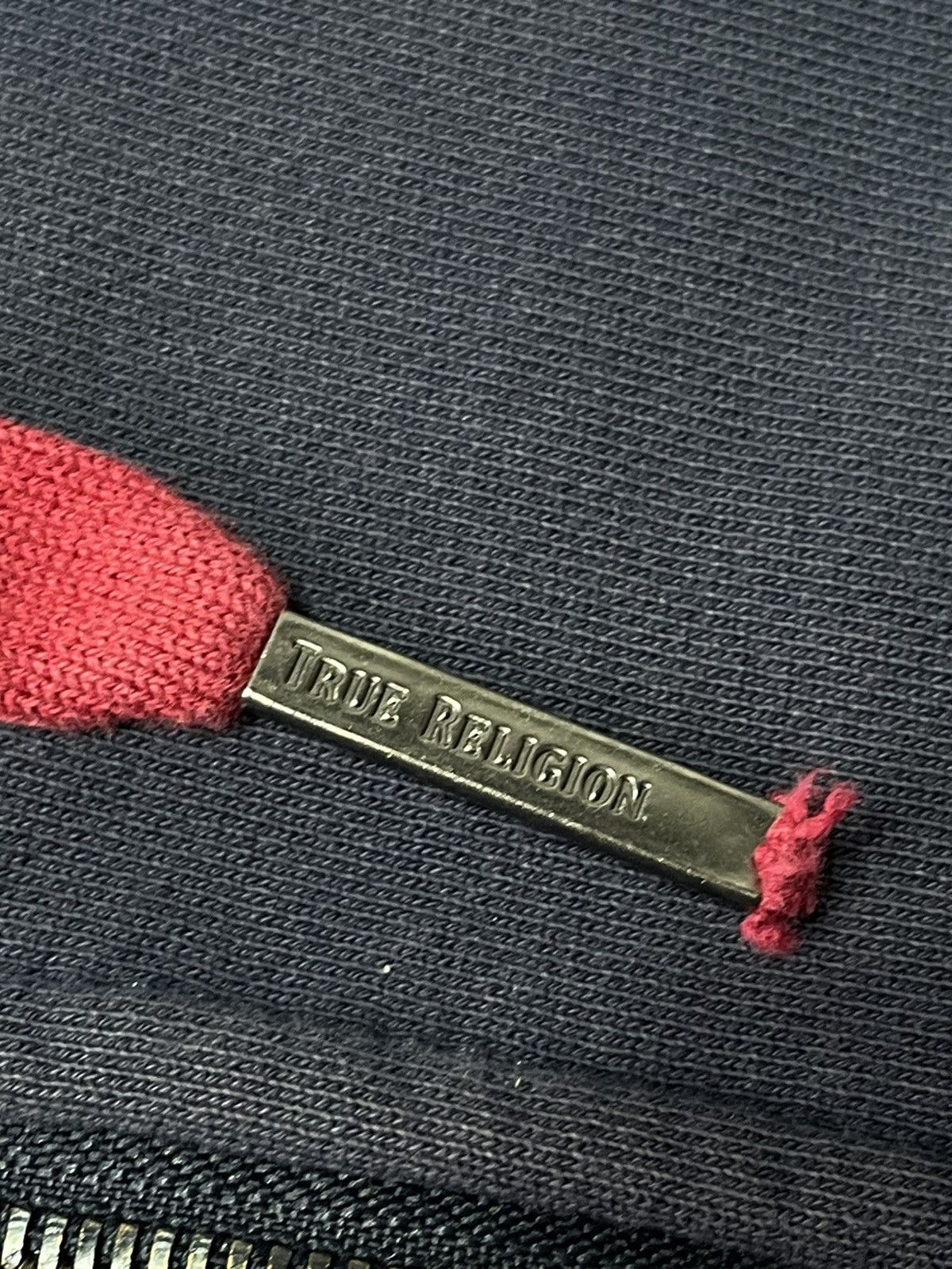 True Religion Vintage True Religion Japanese Emborided Logo Zip Up Hoodie Size US M / EU 48-50 / 2 - 3 Thumbnail