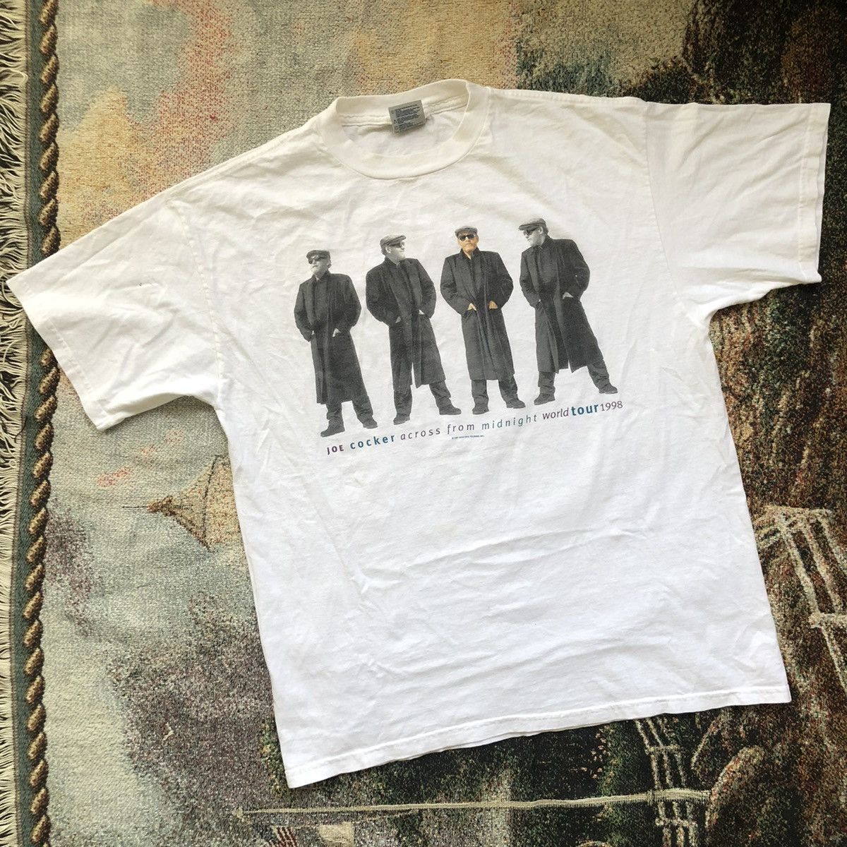 Band Tees × Vintage Vintage 90’s Joe Cocker tour tee Size US L / EU 52-54 / 3 - 2 Thumbnail