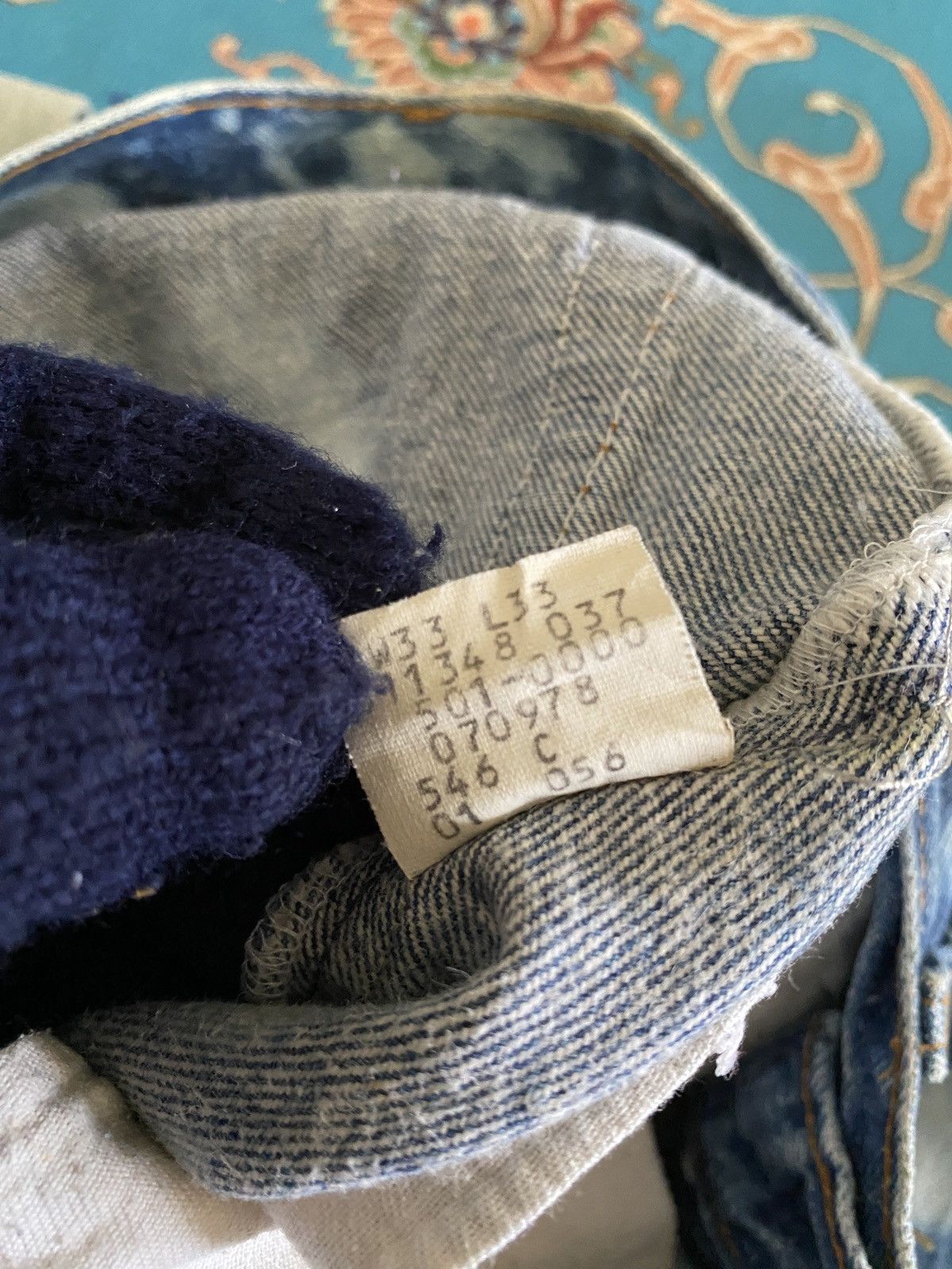 Japanese Brand × Levi's × Levi's Vintage Clothing Vintage Levi’s X Fine Garment Toll Free Remake Jeans Size US 30 / EU 46 - 14 Thumbnail