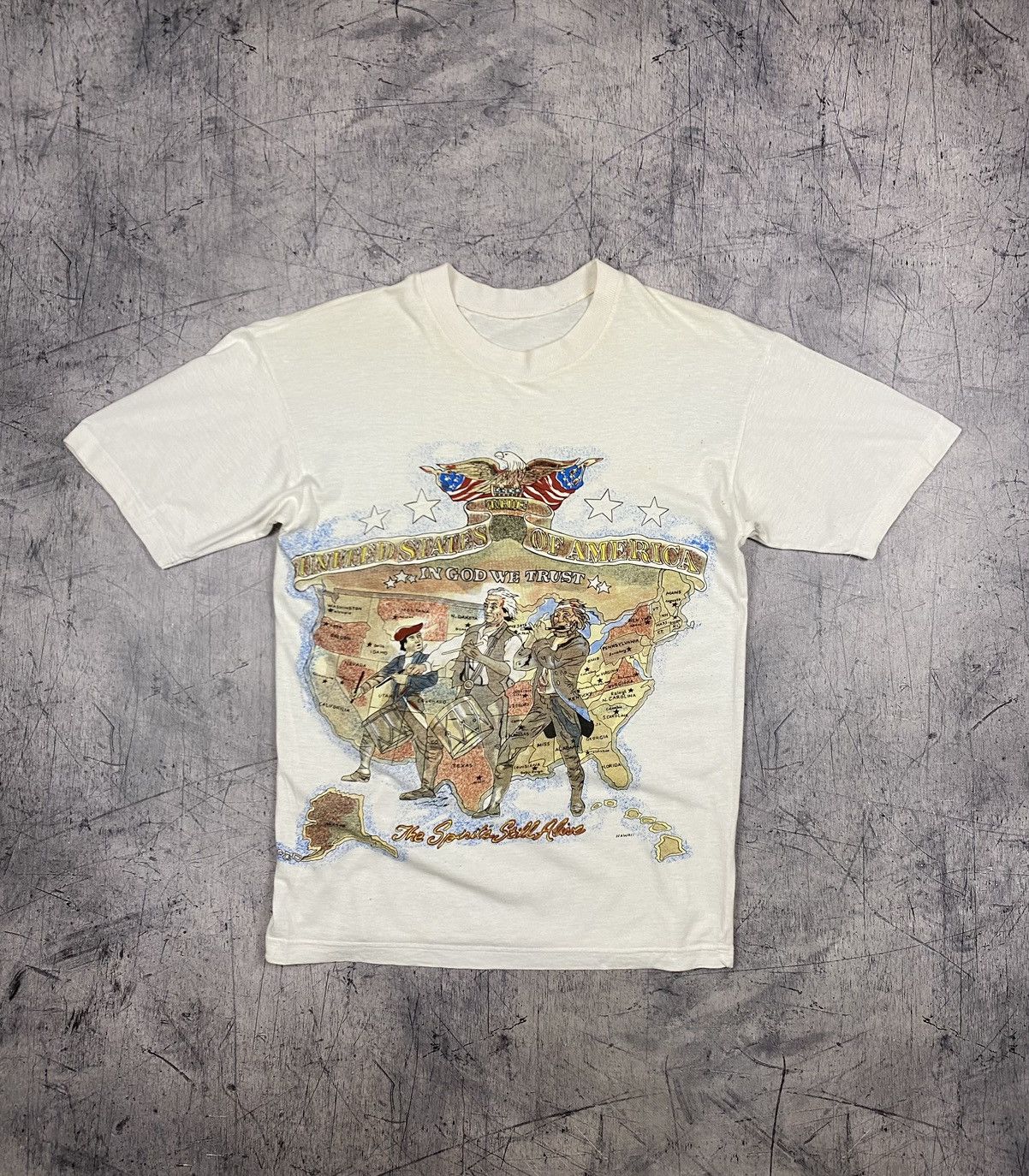 Other Vintage 90s Native Americans Indian Spirit Still Alive Tee Size US L / EU 52-54 / 3 - 2 Thumbnail
