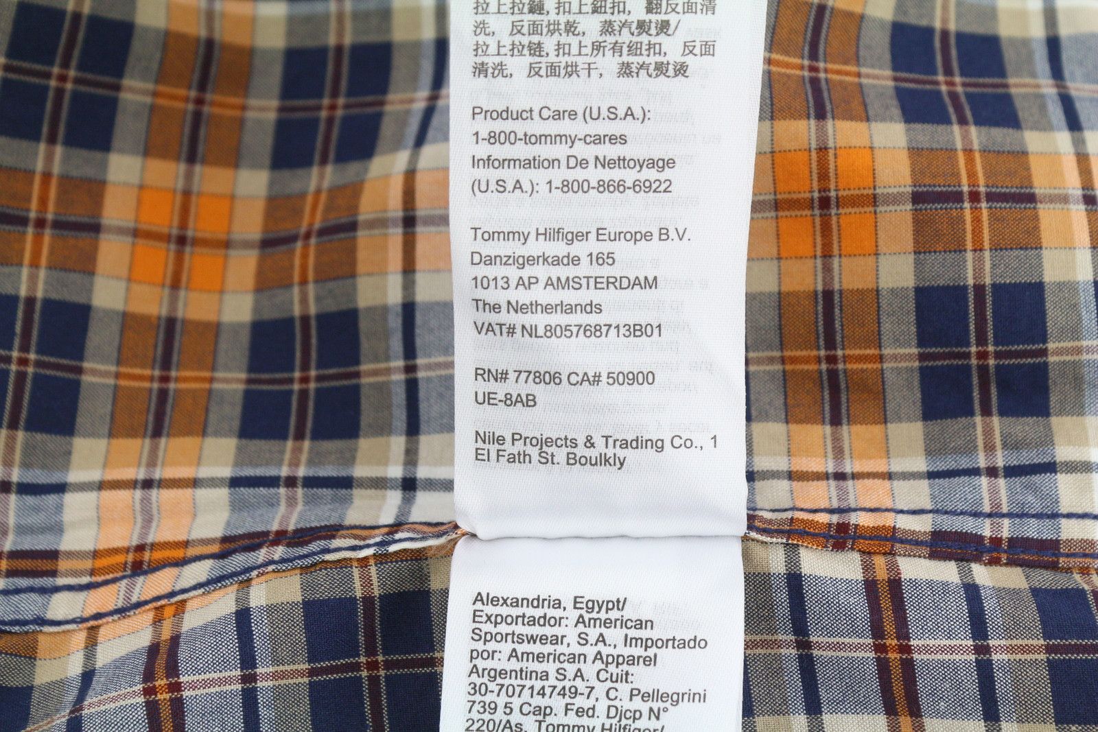 Tommy Hilfiger THFLEX POPLIN M Plaid Button-Down 87682 Size US M / EU 48-50 / 2 - 9 Thumbnail