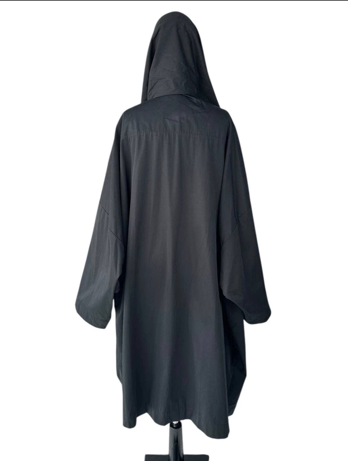 Other CHRISTA DE CAROUGE Avant Garde Black Oversized Coat Jacket Size ONE SIZE - 5 Thumbnail
