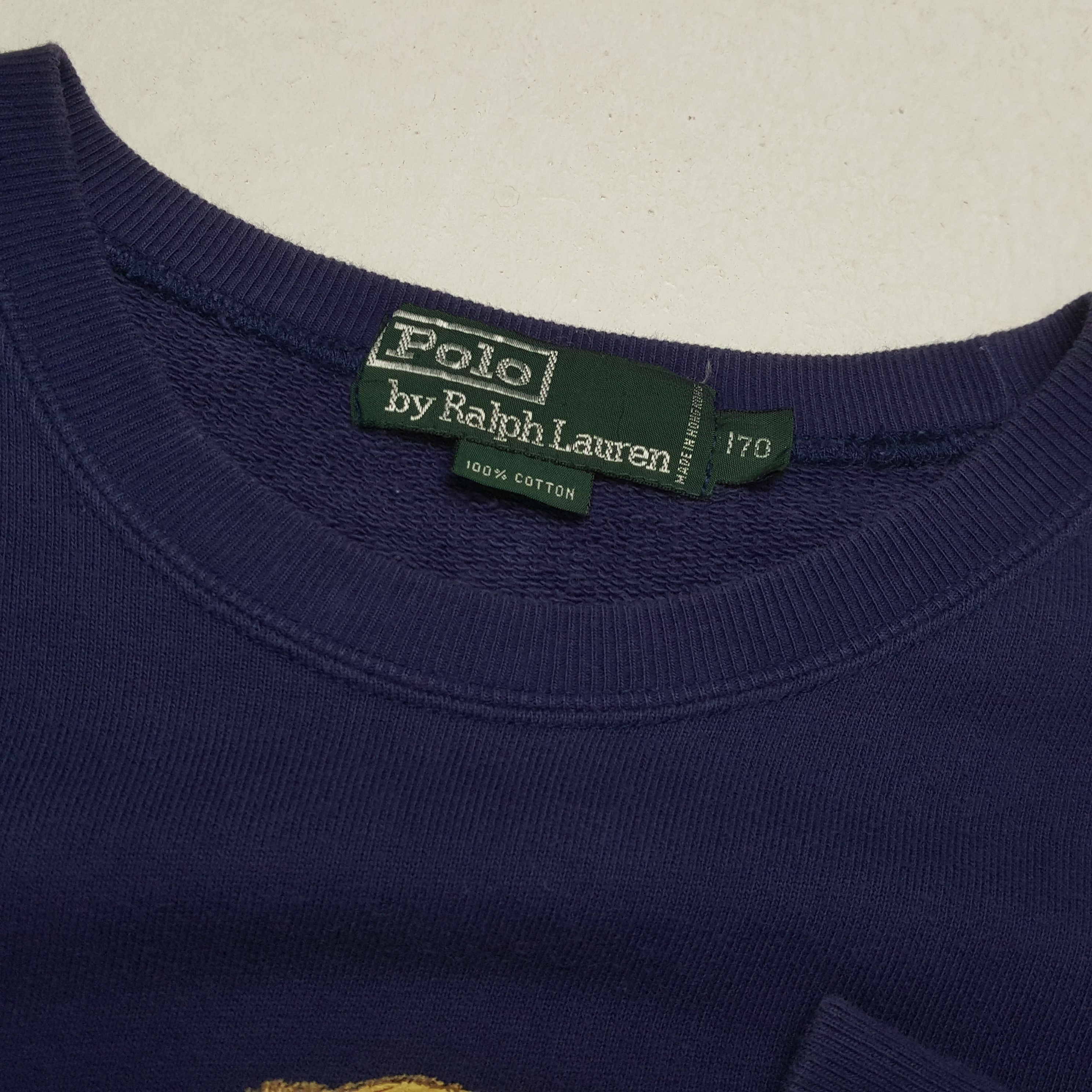 Polo Ralph Lauren × Vintage POLO by RALPH LAUREN Fashion Style Sweatshirt Size US M / EU 48-50 / 2 - 10 Thumbnail