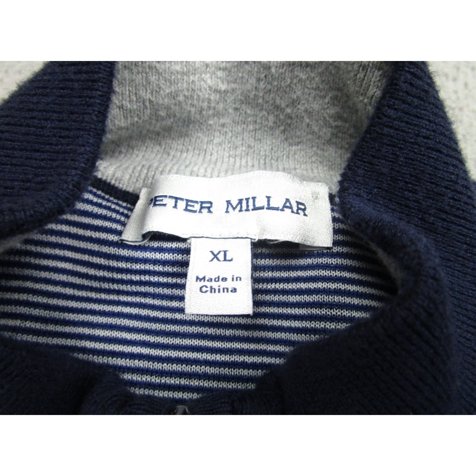 Peter Millar Peter Millar Sweater Mens XL Quarter Zip Pullover Knit Lightweight Casual Golf Size US XL / EU 56 / 4 - 5 Thumbnail