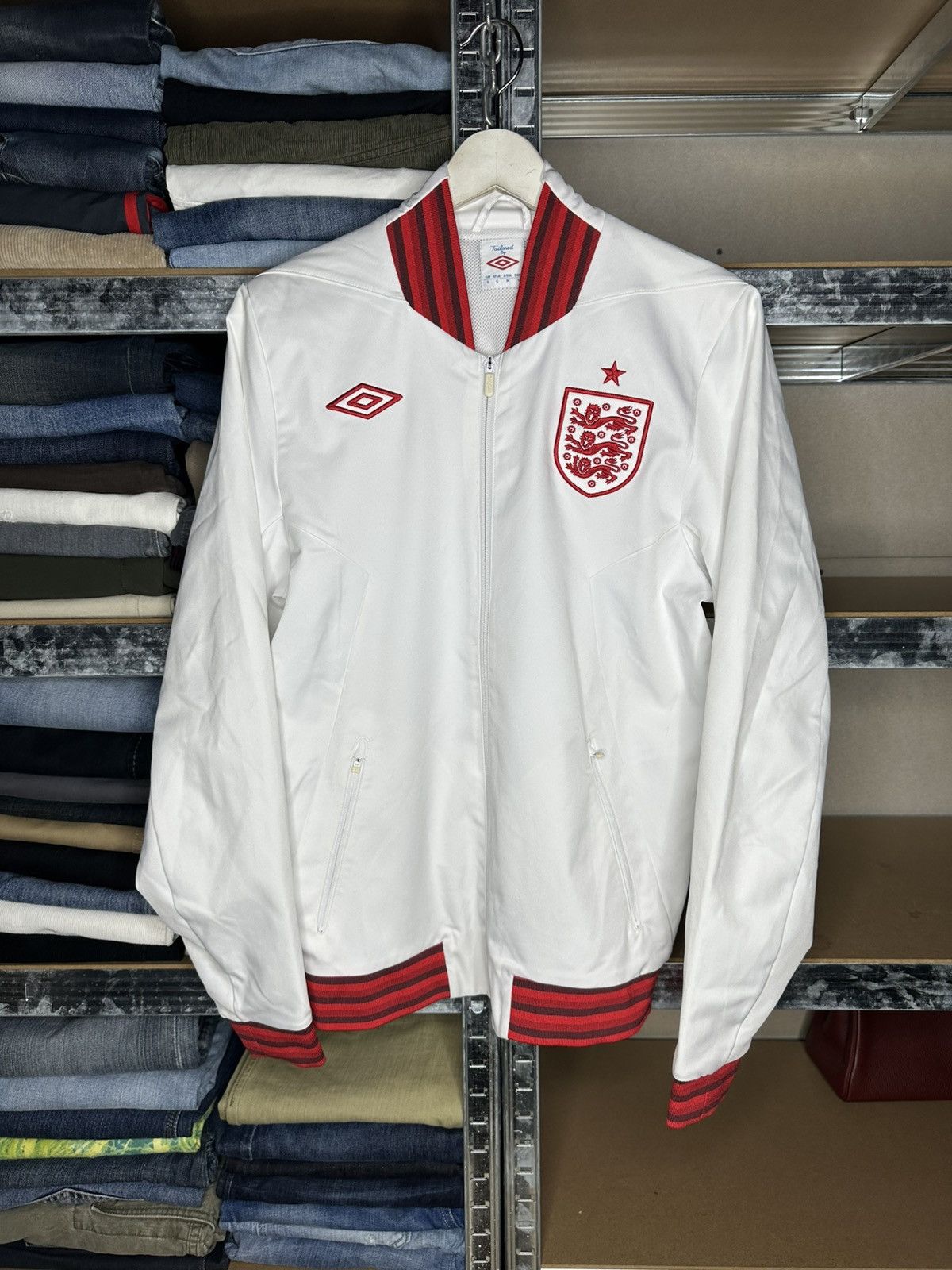 Umbro England 2012/2013 Umbro Football Jacket Soccer Jersey Size S Size US S / EU 44-46 / 1 - 1 Thumbnail