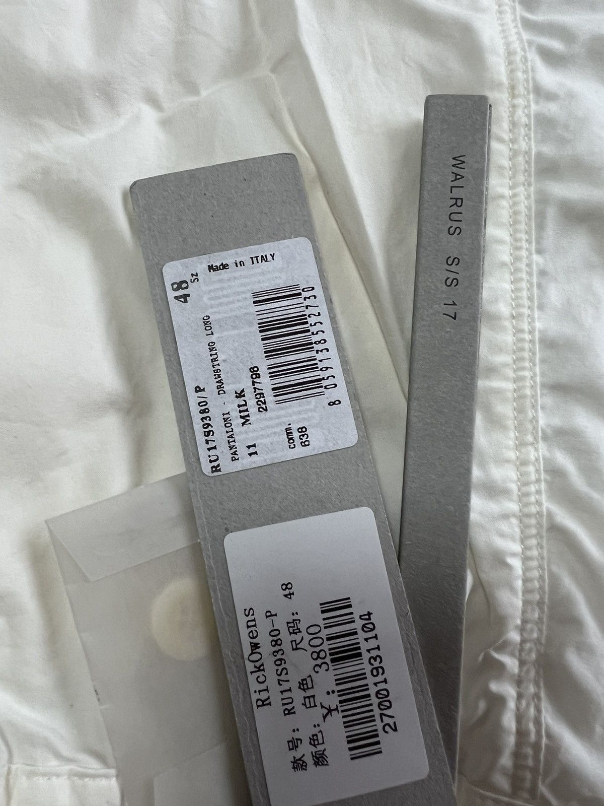 Rick Owens RICK OWENS DRAWSTRING PANTS Size US 32 / EU 48 - 4 Thumbnail