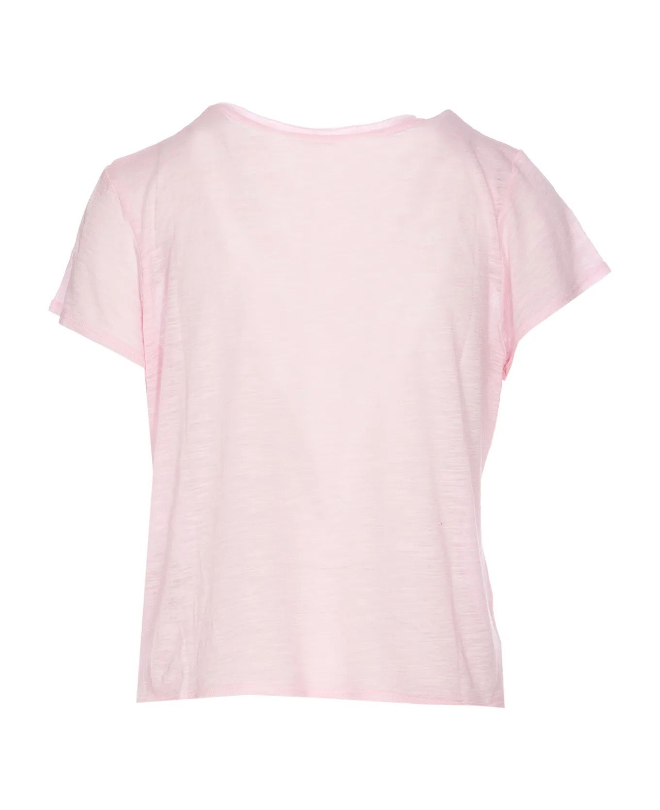 Tom Ford o1y0226 V-neck T-Shirt in Pink Size XS / US 0-2 / IT 36-38 - 2 Thumbnail