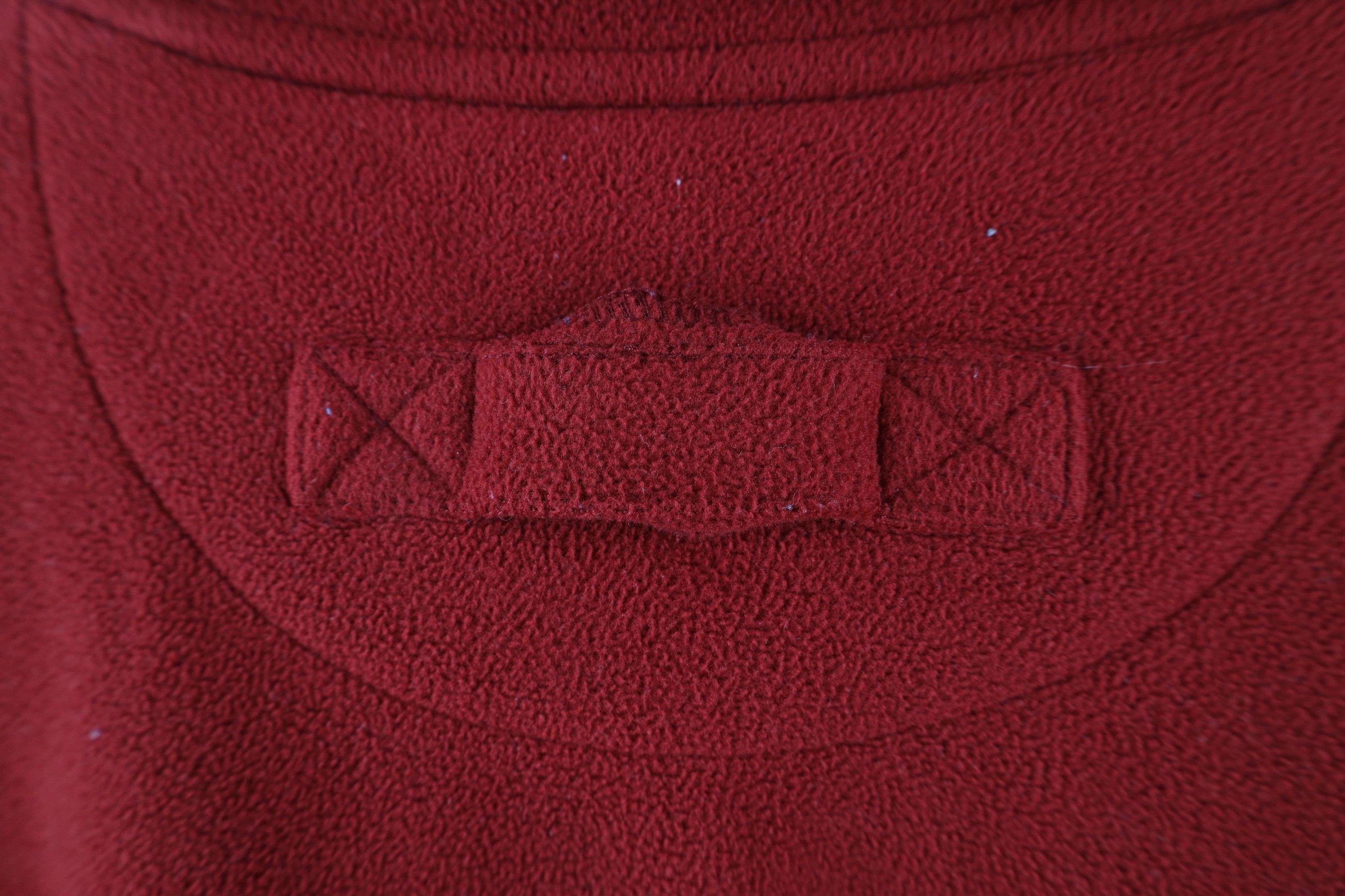 Duluth Trading Company × Vintage Duluth Trading Co Shoreman Fleece Full Zip Jacket Red Size US L / EU 52-54 / 3 - 11 Thumbnail