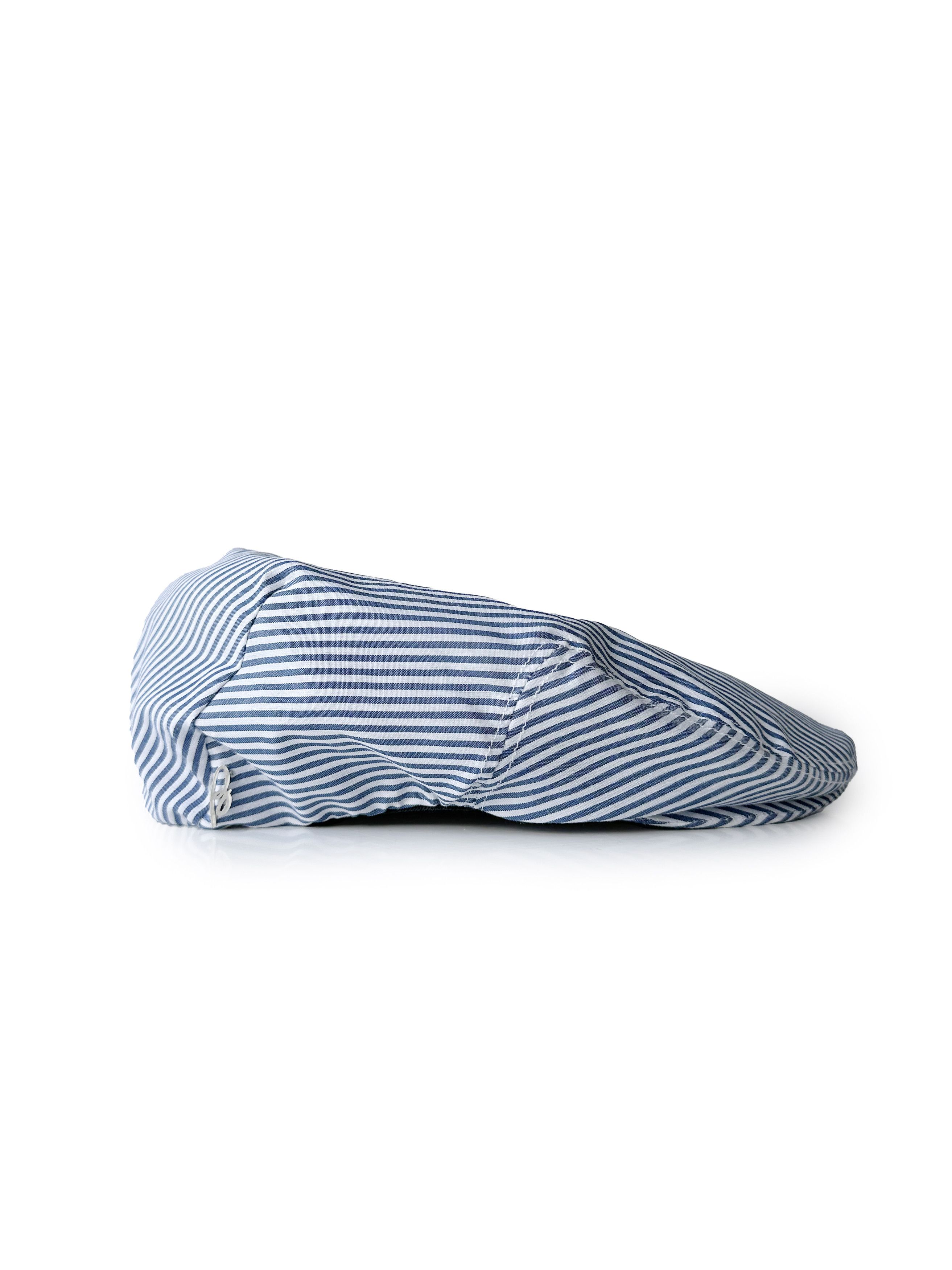 Brioni Brioni white striped light flatcap Size ONE SIZE - 4 Thumbnail