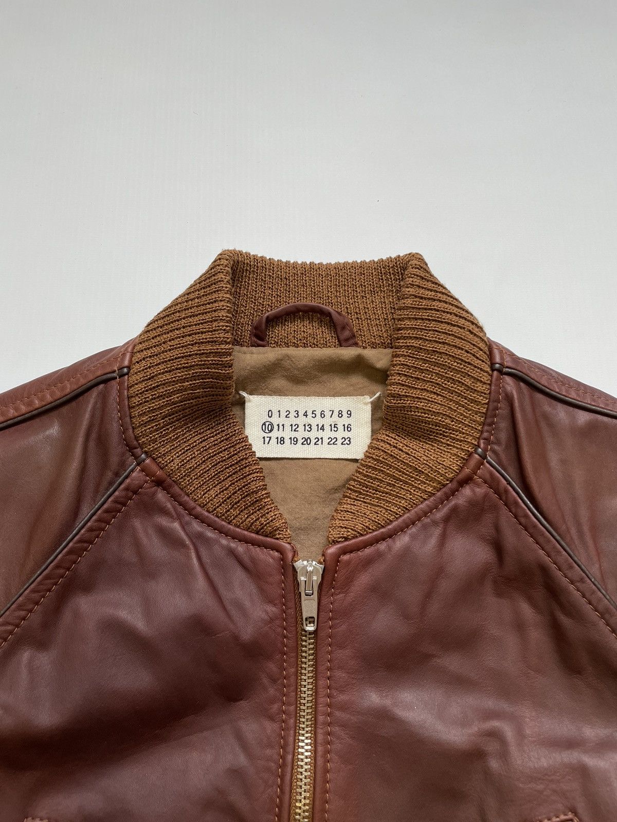 Maison Margiela S/S 04 ‘Five Zip’ Leather Bomber Jacket Size US M / EU 48-50 / 2 - 5 Thumbnail