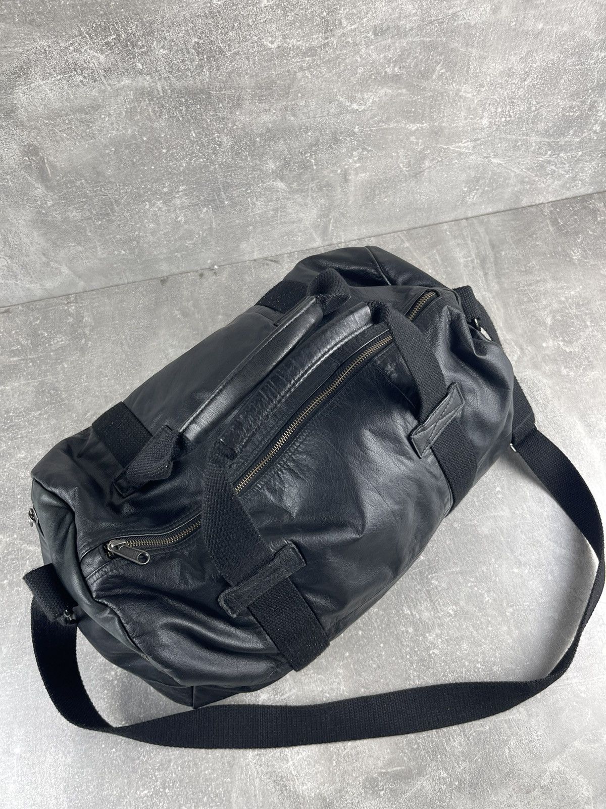Japanese Brand × Vintage Ark Reworks Handmade Travel Bag Strap Leather Bag Size ONE SIZE - 3 Thumbnail