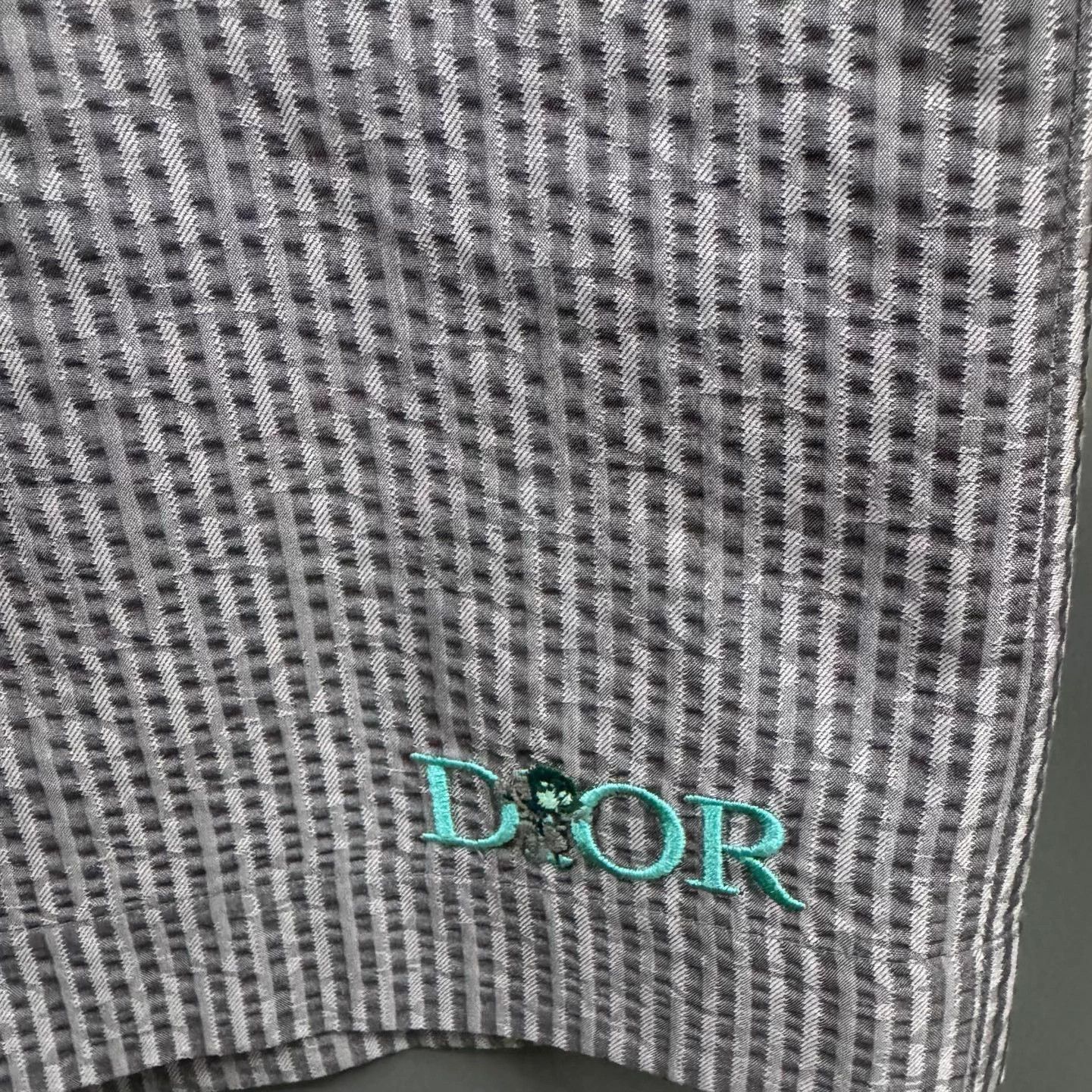 Dior Dior Qi Xi Striped Embroidery Logo Short 46,48,50,54 Size US 34 / EU 50 - 3 Thumbnail