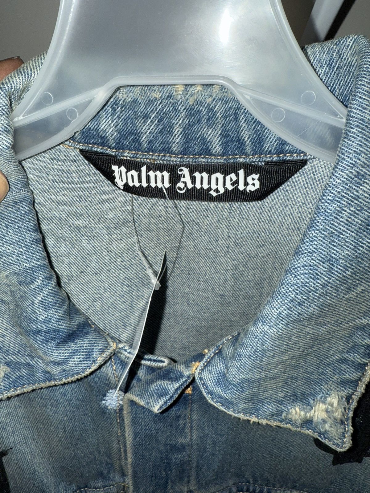 Palm Angels Palm Angels Logo Patch Denim Jacket Size US S / EU 44-46 / 1 - 8 Thumbnail