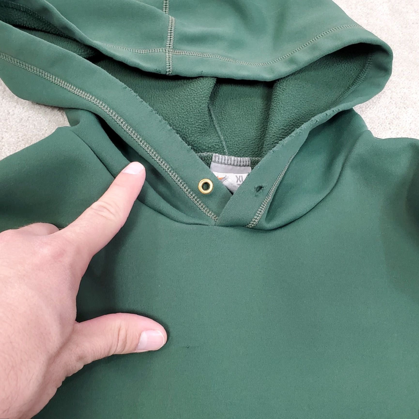 Nike Kobe Bryant Hoodie Nike Mens XL Green Therma Fit Pullover Sweatshirt Size US XL / EU 56 / 4 - 7 Thumbnail