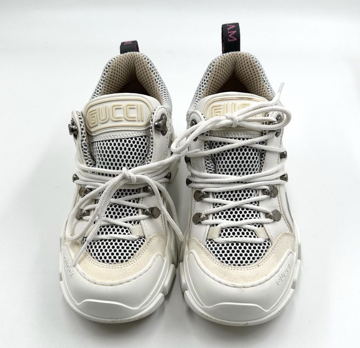 Gucci Gucci/White Hiking Dad Sneakers K12 Size US 5.5 / IT 35.5 - 2 Thumbnail
