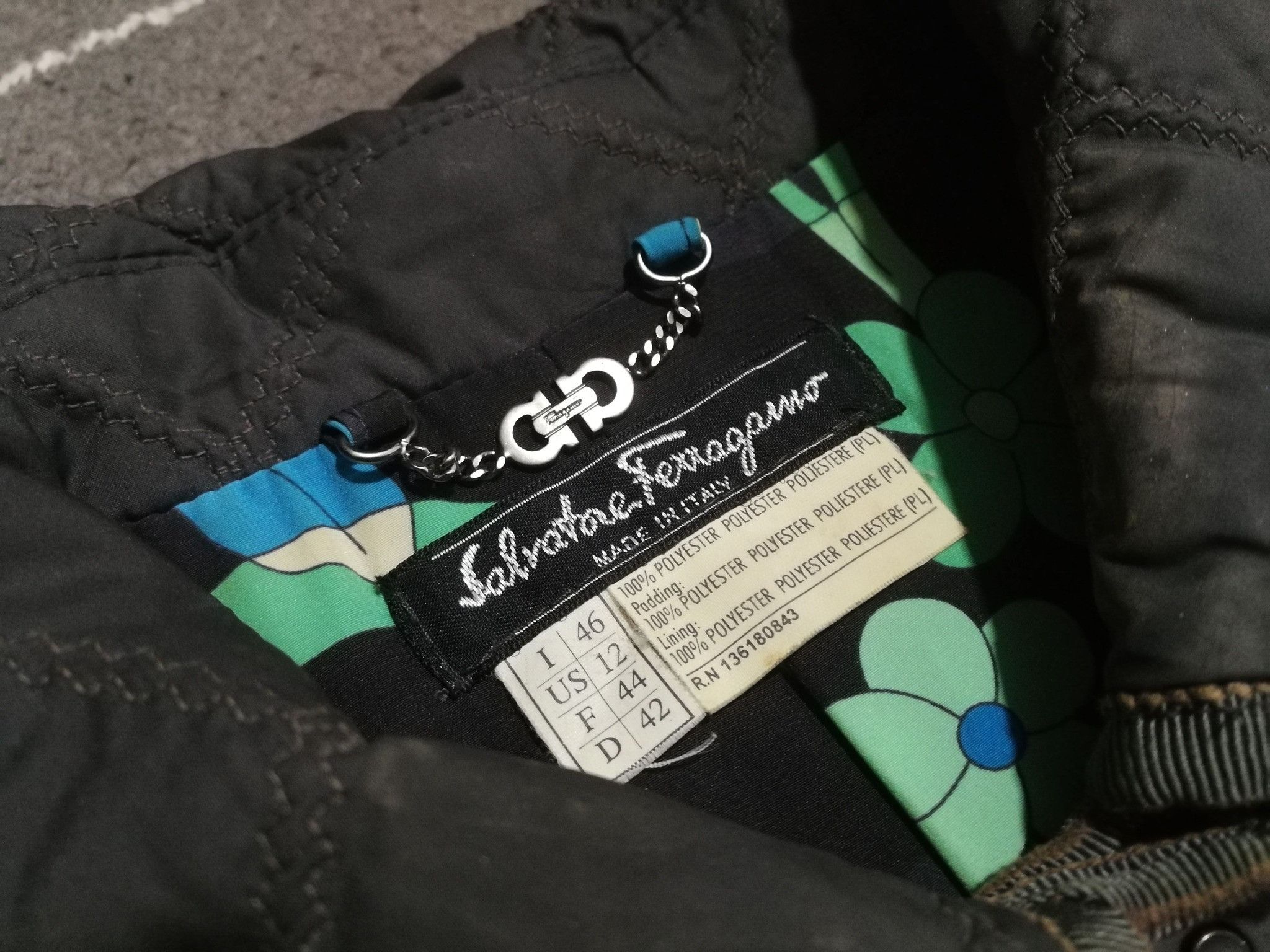 Salvatore Ferragamo × Vintage Salvatore Ferragamo long jacket green army woman M 2068 Size M / US 6-8 / IT 42-44 - 4 Thumbnail