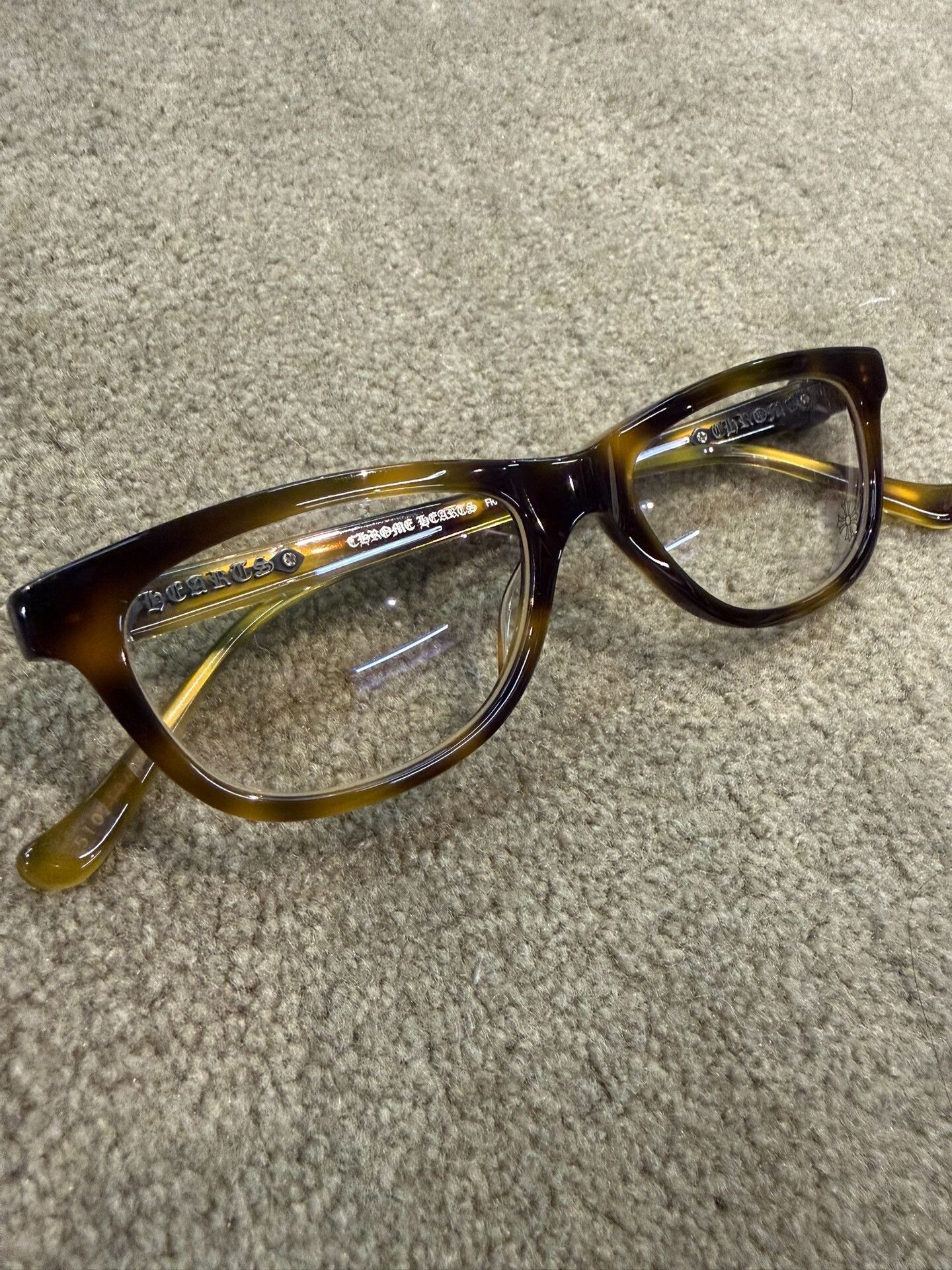 Chrome Hearts Chrome Hearts Tortoiseshell Sunglasses Size ONE SIZE - 1 Thumbnail
