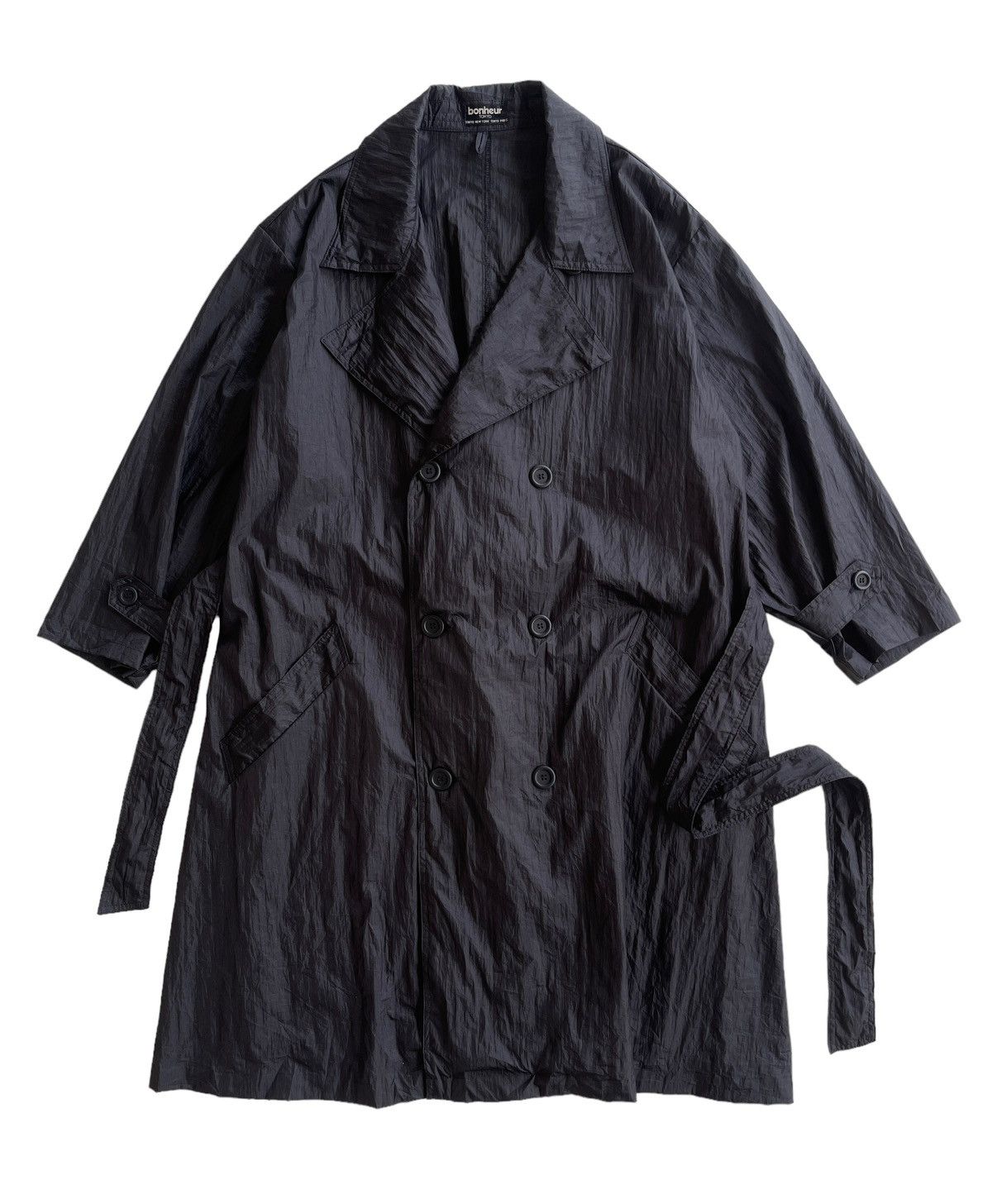 Japanese Brand Bonheur Tokyo NewYork Paris Nylon Trenchcoat Size US M / EU 48-50 / 2 - 3 Thumbnail