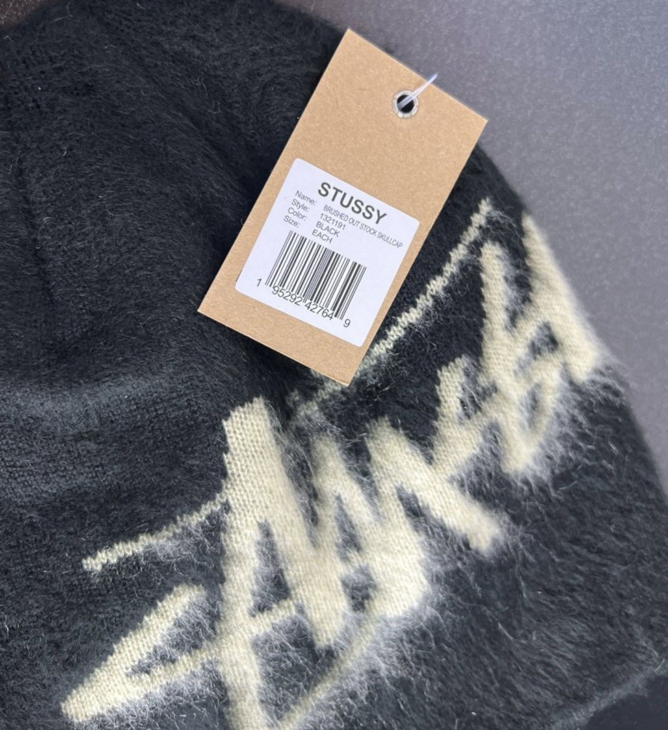 Stussy Stussy brushed out skullcap black Size ONE SIZE - 3 Thumbnail