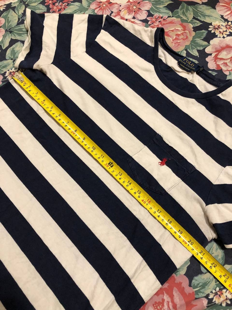 Polo Ralph Lauren Polo Ralph Lauren Custom Slim Fit Striped T-Shirt Size L Size US L / EU 52-54 / 3 - 9 Thumbnail