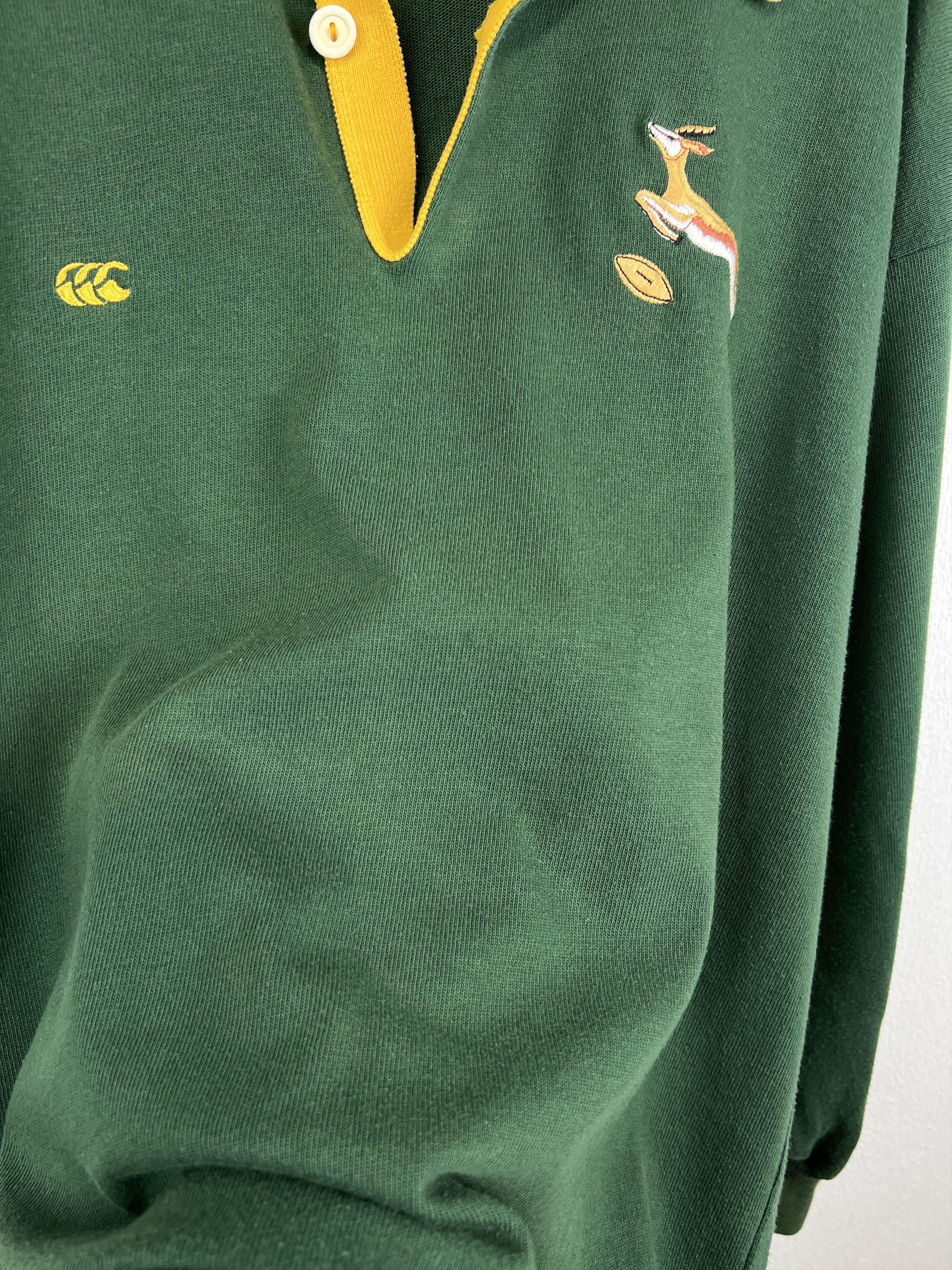 Vintage Canterbury South Africa Rugby Union Jersey Long Sleeve Size US XXL / EU 58 / 5 - 5 Thumbnail