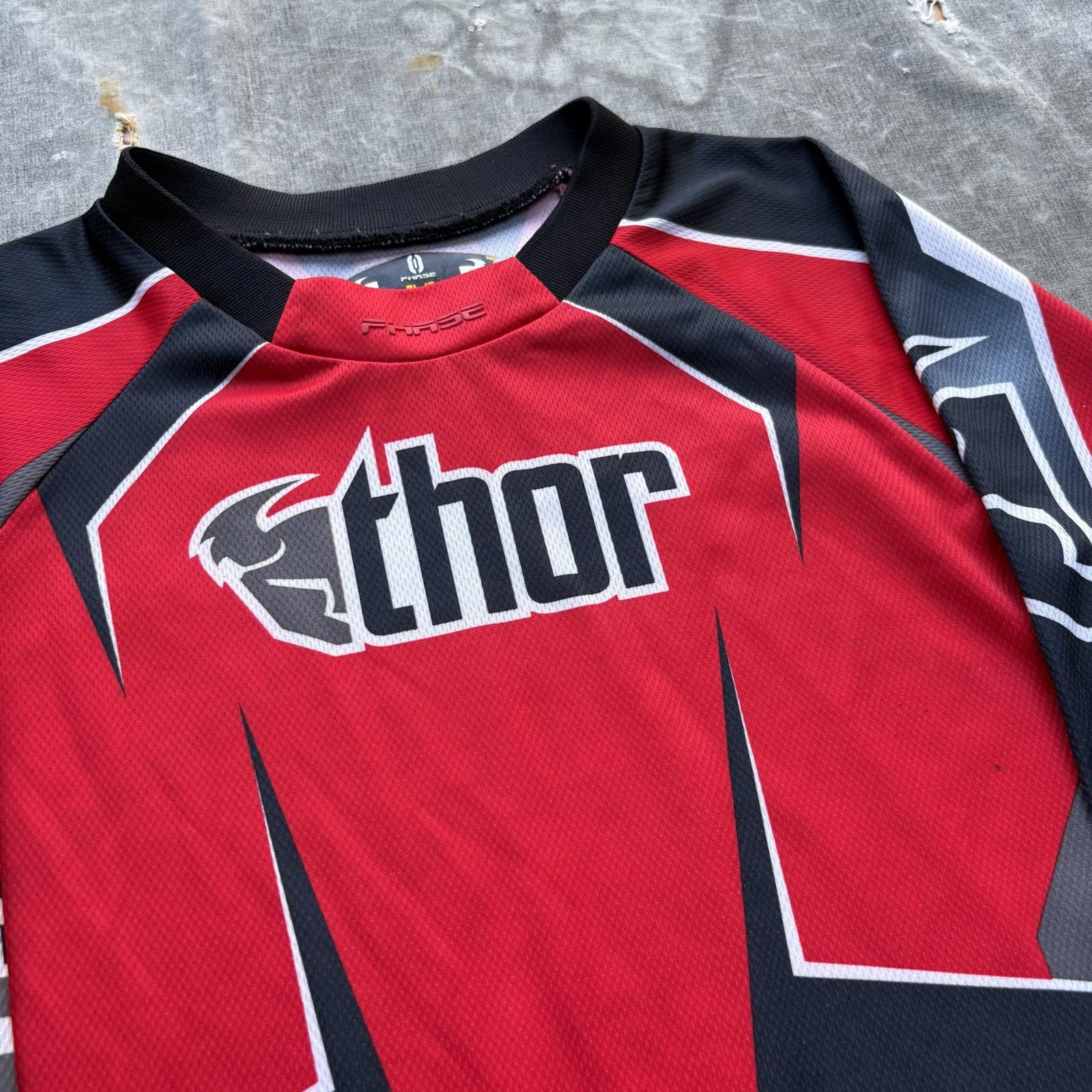 Vintage Vintage Y2K Thor Motocross Biker Grunge Sportswear Jersey Size US XS / EU 42 / 0 - 5 Thumbnail