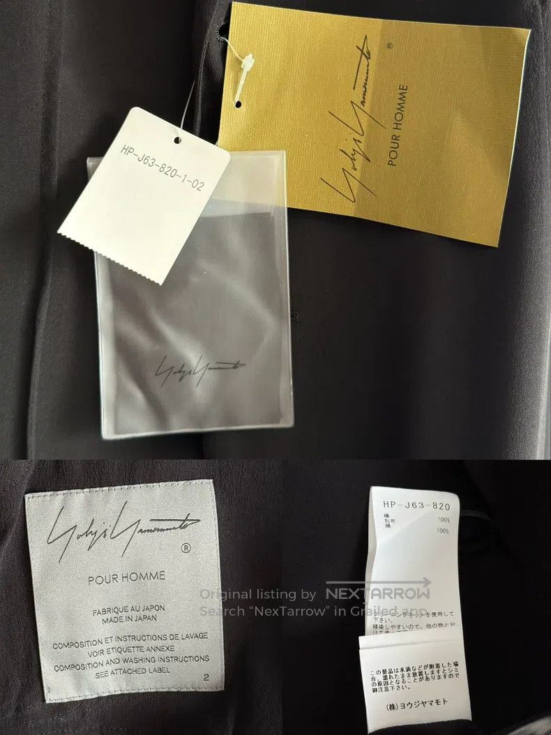 Yohji Yamamoto YOHJI YAMAMOTO Zipper silk jacket Size US M / EU 48-50 / 2 - 9 Thumbnail