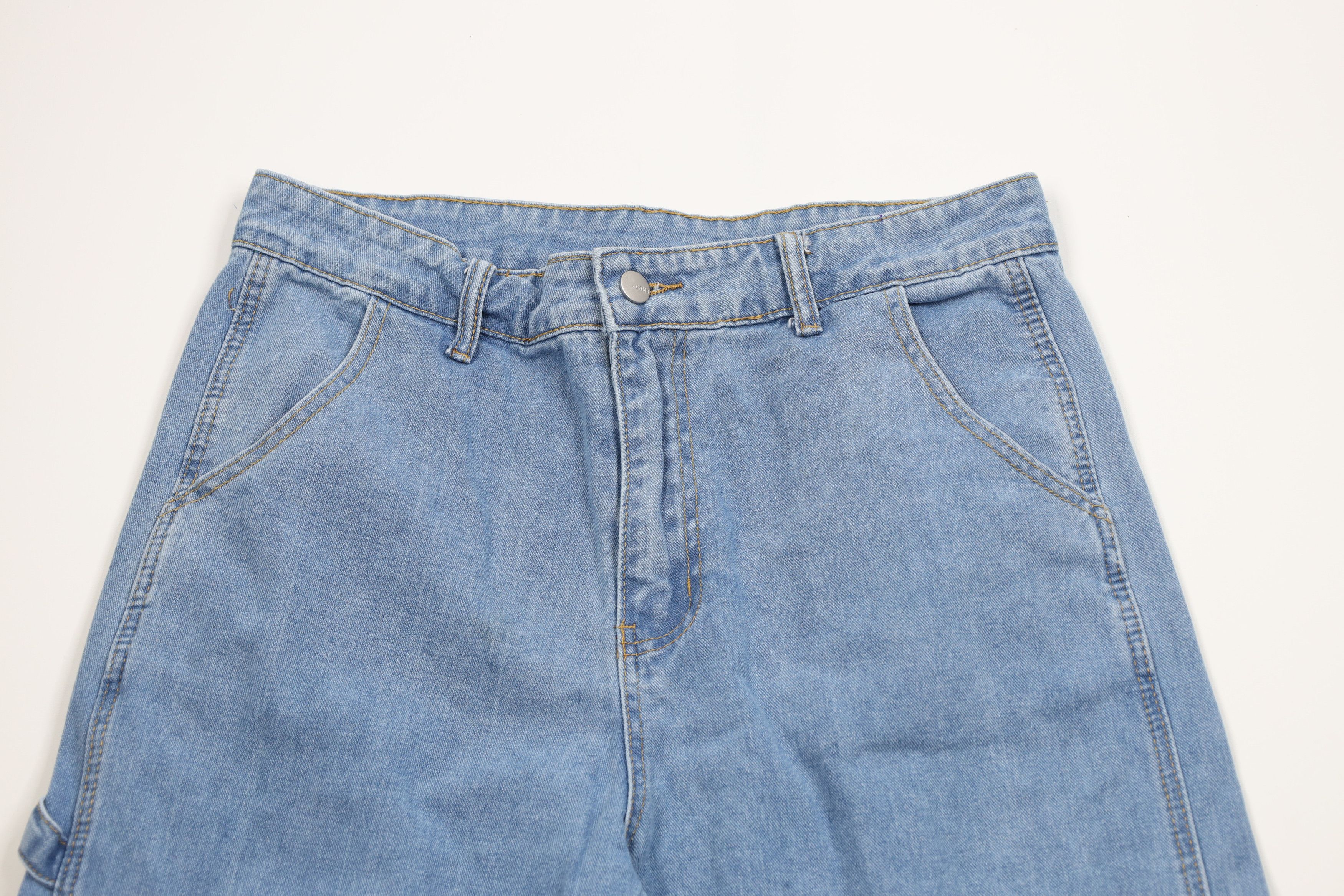 Vintage Vintage 90s Y2K Streetwear Wide Leg Skateboard Cargo Jeans Size US 32 / EU 48 - 2 Thumbnail