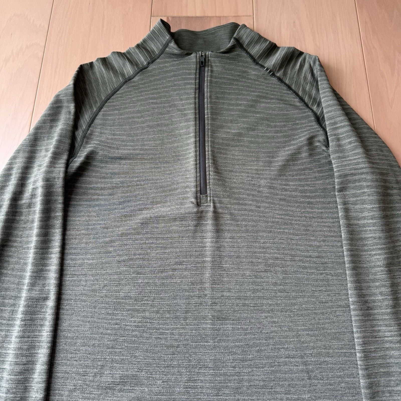 Lululemon Lululemon Metal Vent Tech 1/2 Zip Pullover M Green Utility Size US M / EU 48-50 / 2 - 3 Thumbnail