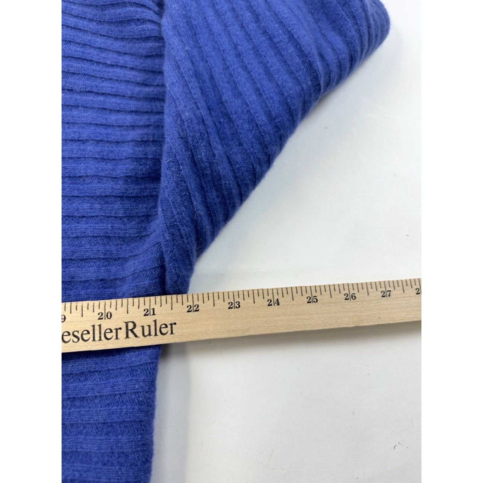 Vintage VINTAGE Christian Aujard Cardigan Sweater Women’s Medium Blue Wool Blend Paris Size M / US 6-8 / IT 42-44 - 7 Thumbnail
